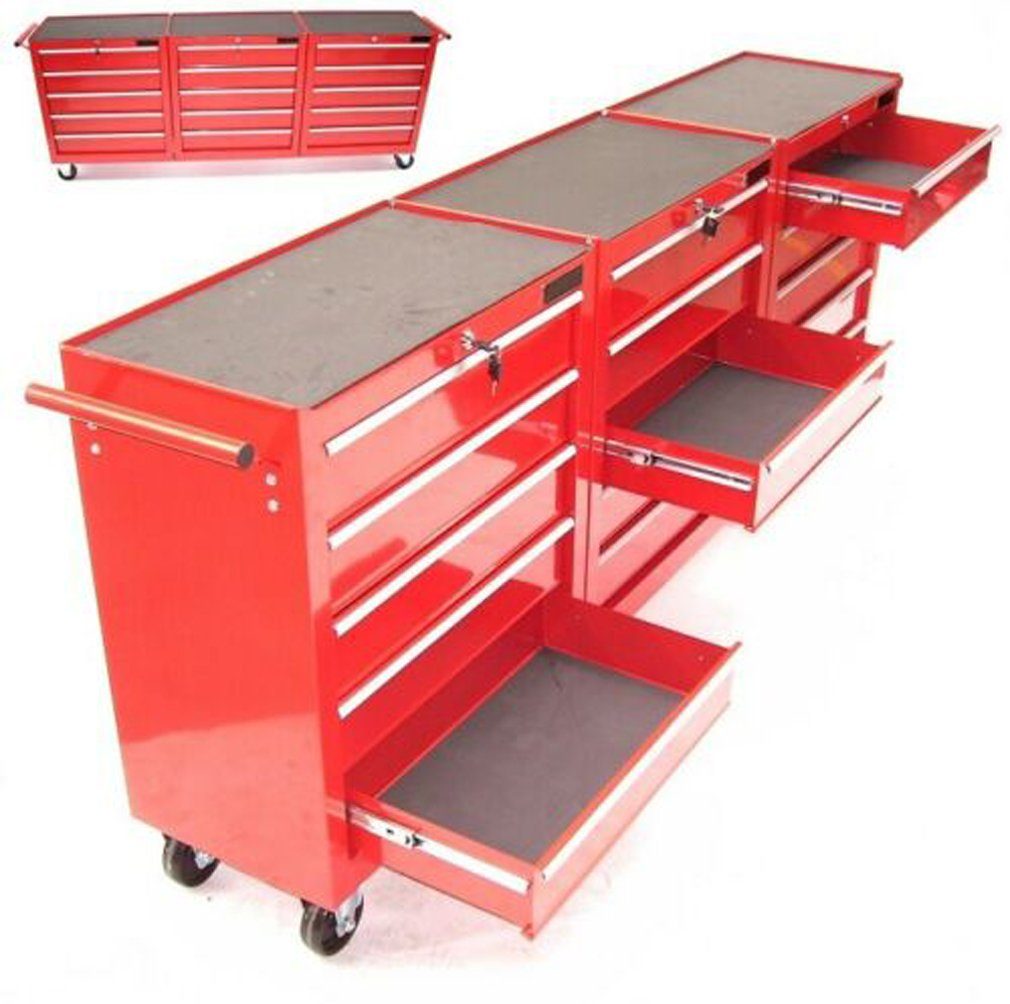 Apex Werkstattwagen Werkzeugwagen XXL mit 15 Schubladen Werkstattwagen Roll günstig online kaufen