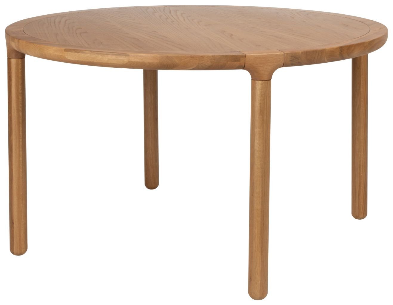 Zuiver Esstisch Runder Esstisch STORM Ø 128 cm von Zuiver Natur lackiert