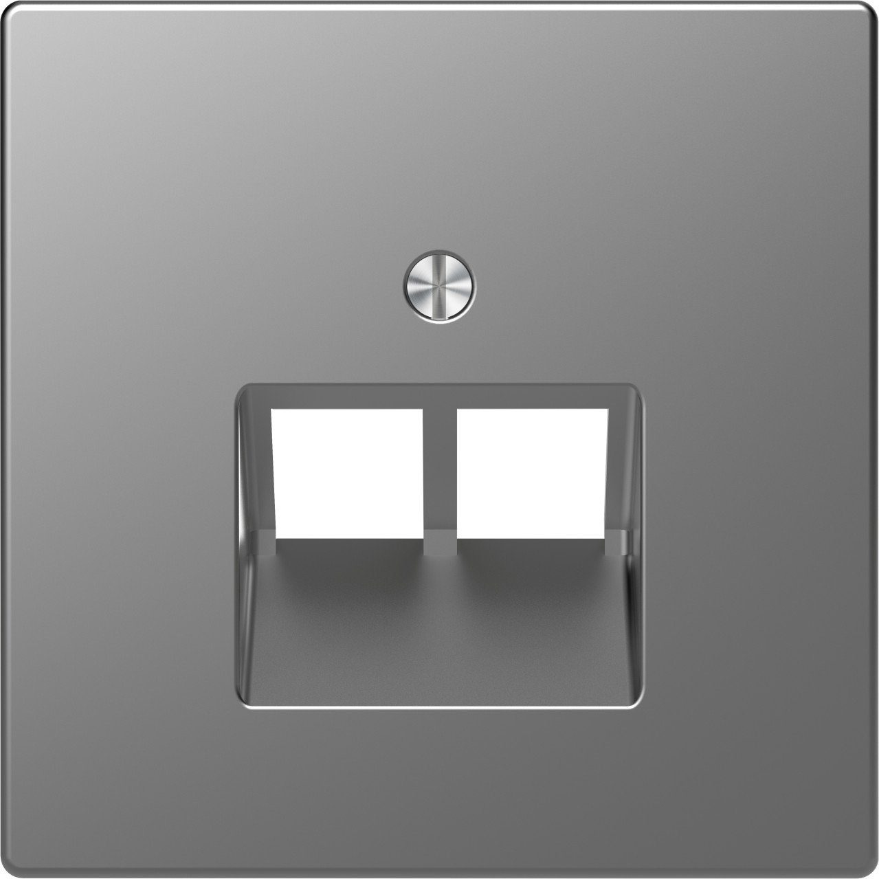 merten Abdeckrahmen Merten UAE-Abdeckung Serie Design, edelstahl, Edelstahl