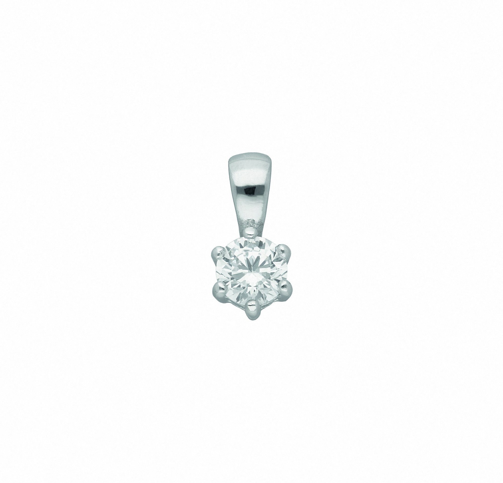 Kettenanhänger Damen Silberschmuck 925 Silber Anhänger mit Zirkonia