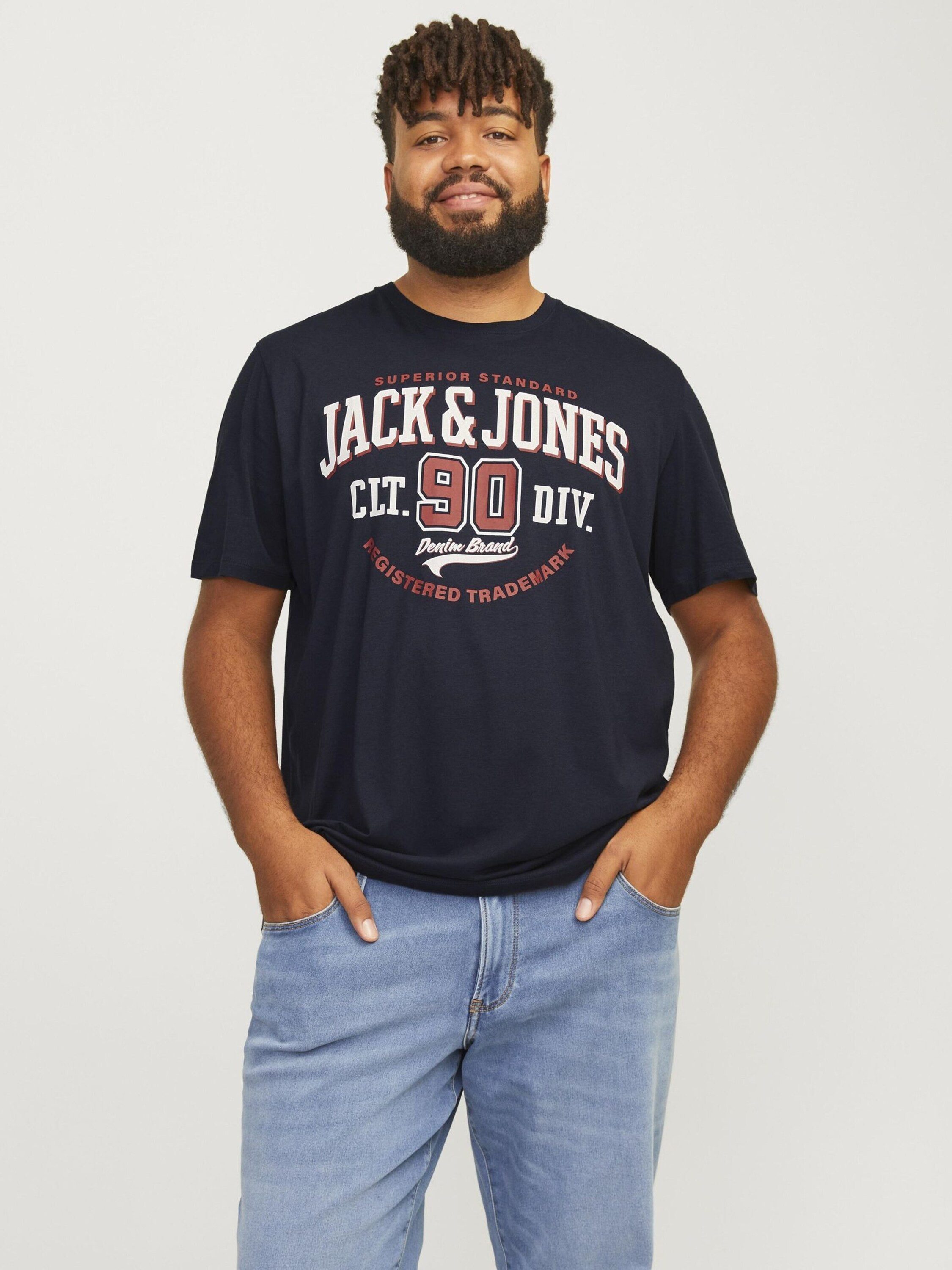 Jack & Jones PlusSize T-Shirt JJELOGO günstig online kaufen