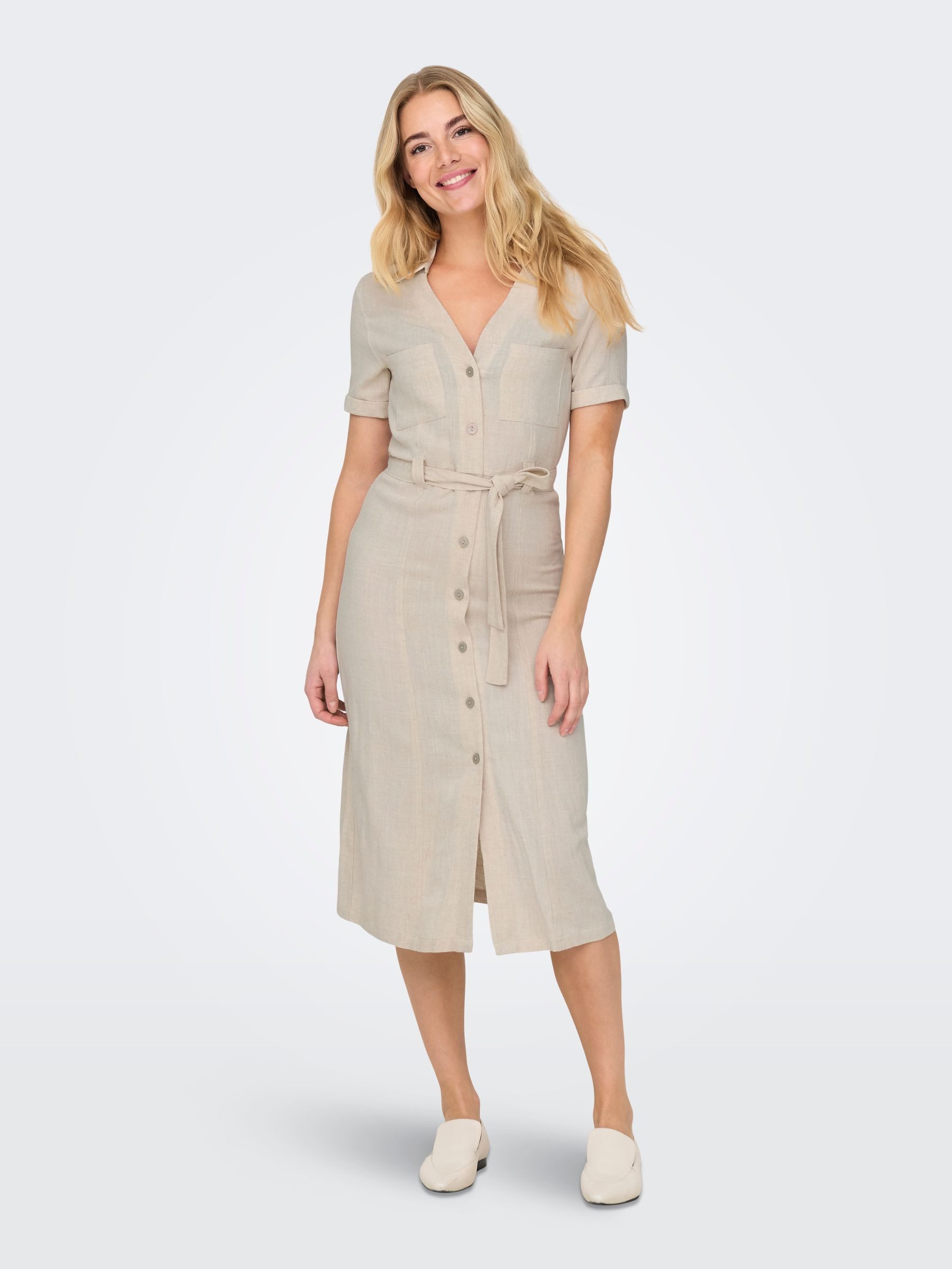 ONLY Shirtkleid Elegantes, knielanges Modell mit günstig online kaufen