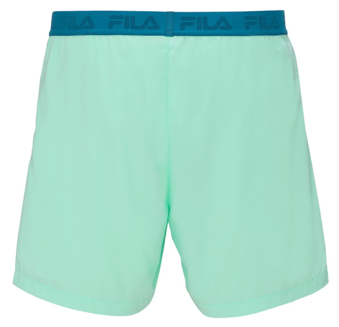 Fila Shorts Tennishose Jarno (4-Wege-Stretch) kurz grün Herren