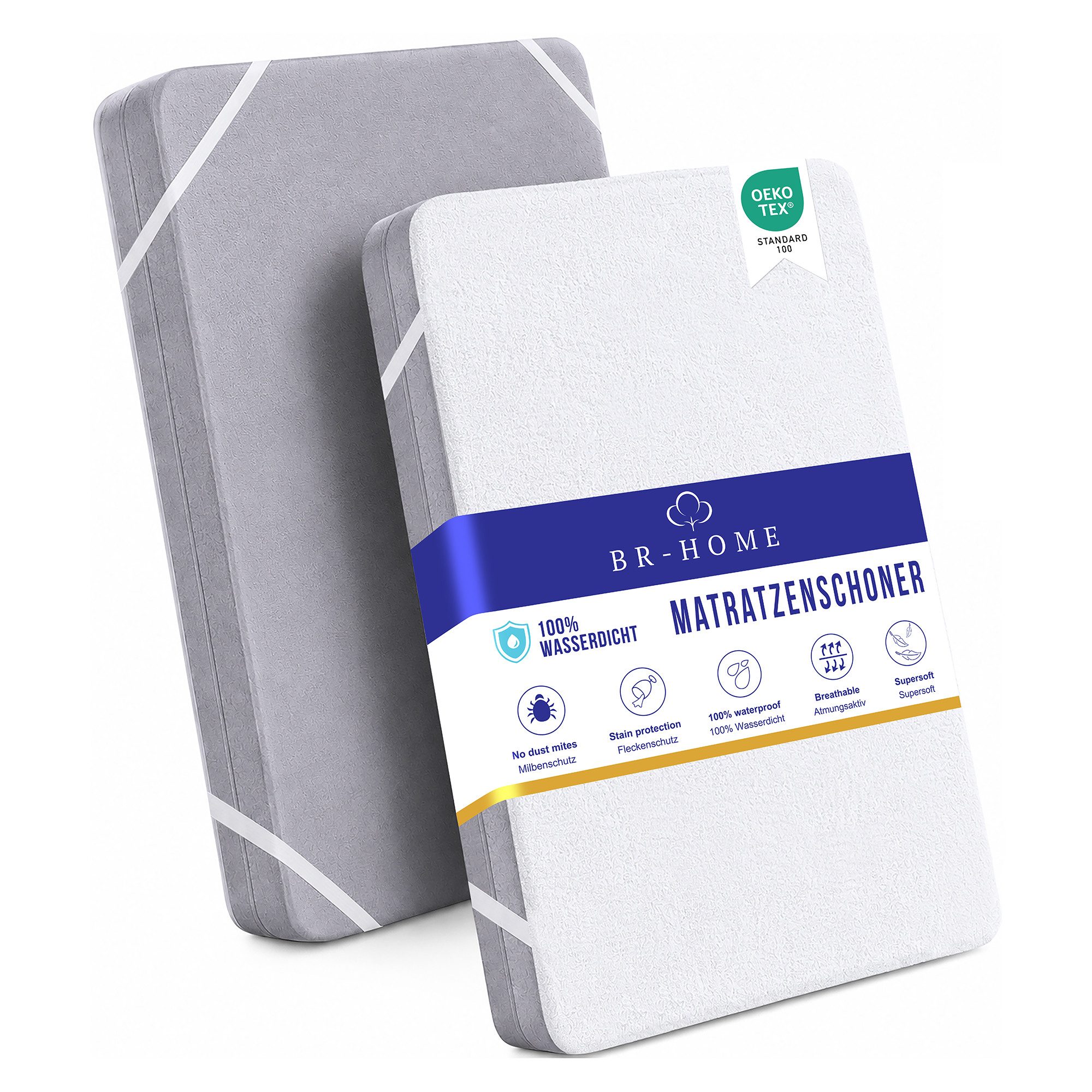 Matratzenschoner Matratzenauflage OEKO-TEX STANDARD100 zertifiziert, Inkontinenzauflage