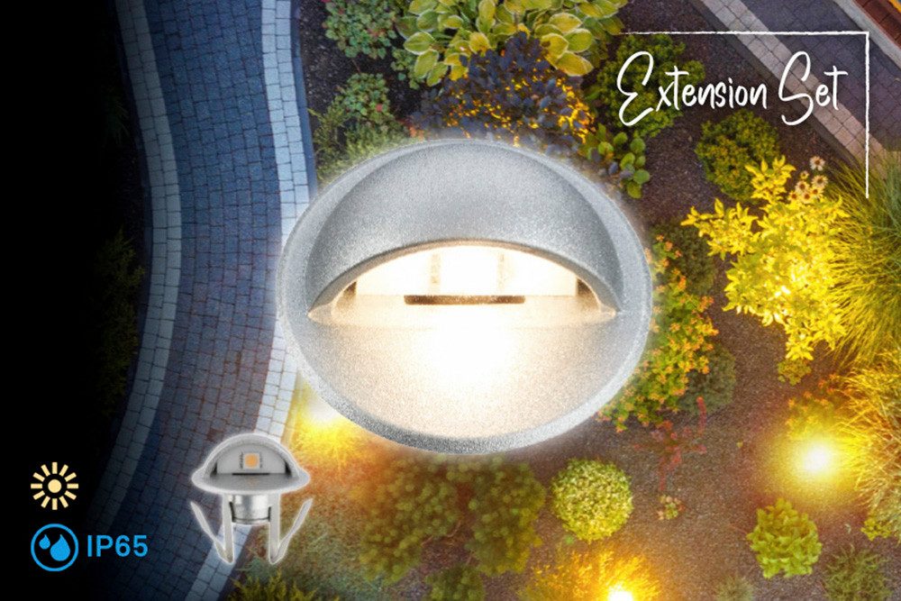 Briloner Leuchten LED Einbauleuchte TEAK, LED fest integriert, 3,5x3 cm, Outdoor, Garten, Terrasse