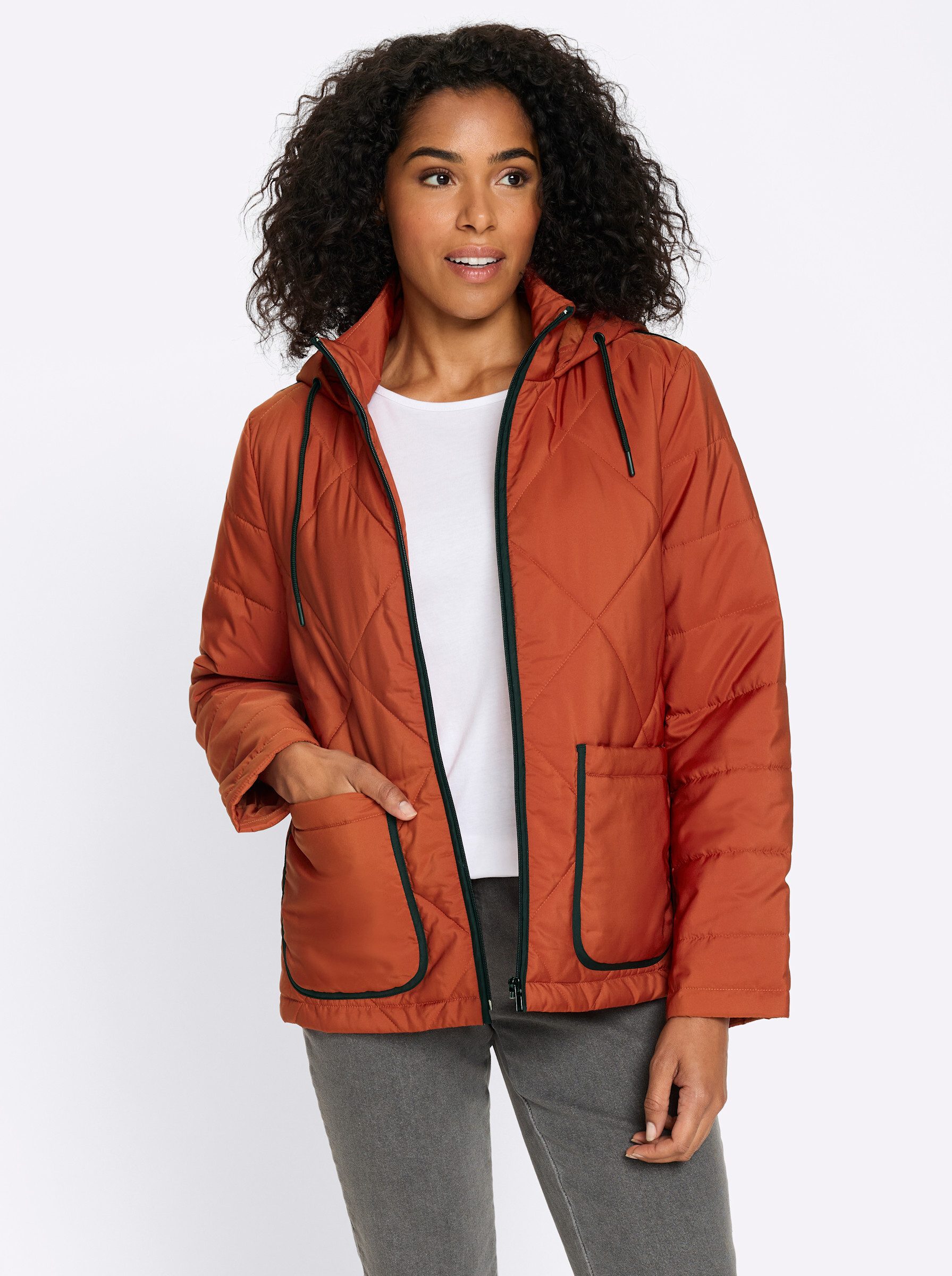 Sieh an! Allwetterjacke Steppjacke Langarm
