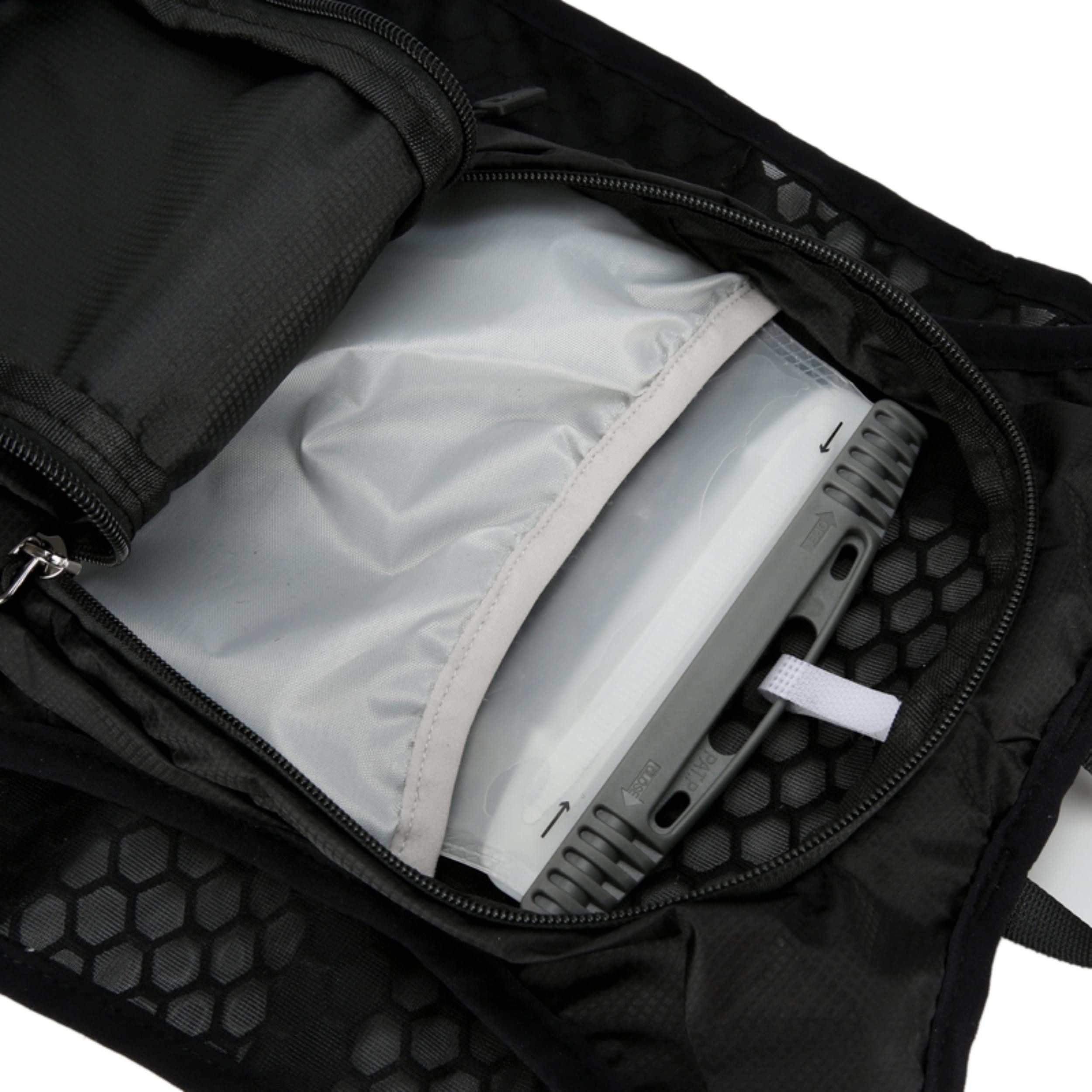 Maity Trinkrucksack 5L Laufweste Ultraleicht Wasserdicht Atmungsaktiv mit Reflektoren, Reflektierendes Design und ultraleicht