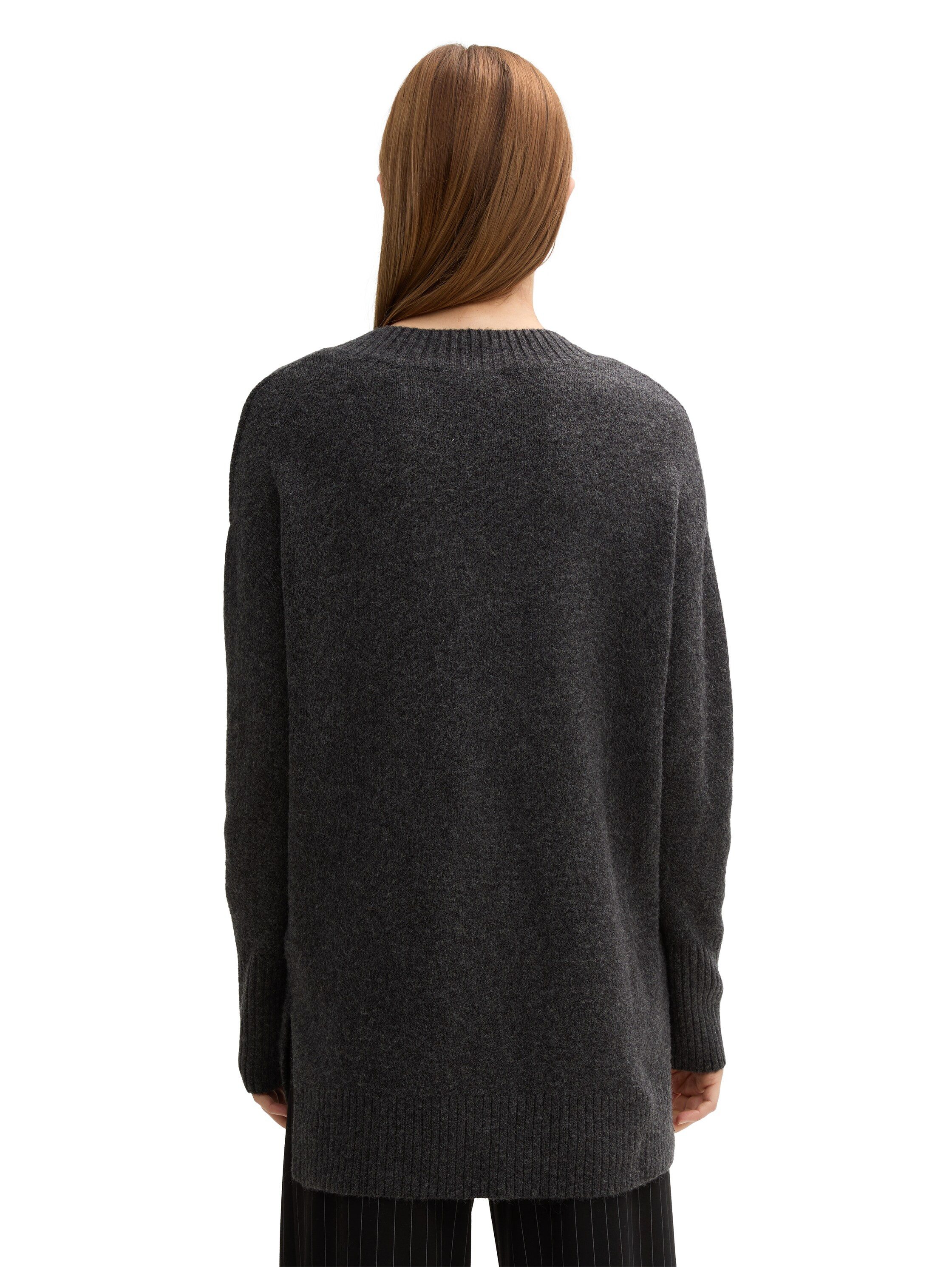 TOM TAILOR Denim Longpullover in Melange Optik günstig online kaufen