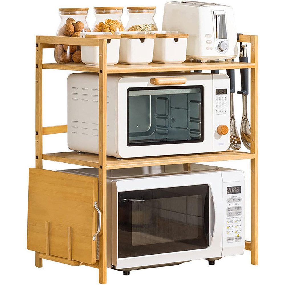 NUODWELL Regalelement Mikrowellen Regal, Microwave Stand mit Schneidebretts günstig online kaufen