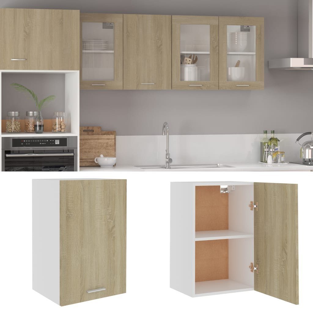 vidaXL Hängeschrank Hängeschrank Hängeschrank Sonoma Eiche 39,5x31x60 cm Spanplatte