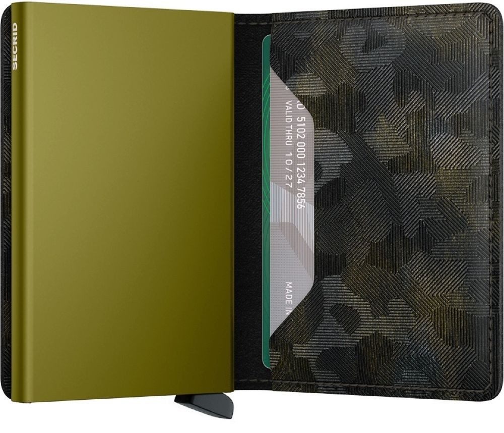 SECRID Geldbörse Slimwallet Jungle Moss - Geldbörse - Kartenetui - Cardprotector, RFID-geschützt