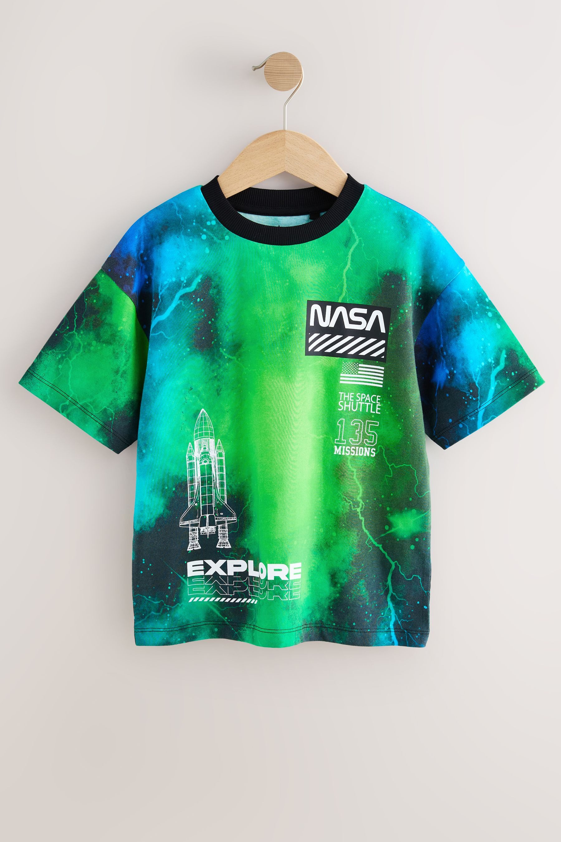 Next T-Shirt Offizielles NASA T-Shirt aus 100 % Baumwolle (1-tlg)