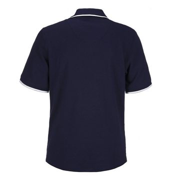 modAS Poloshirt Herren T-Shirt mit Knopfleiste mit 3 Metall-Knöpfen und Brusttasche