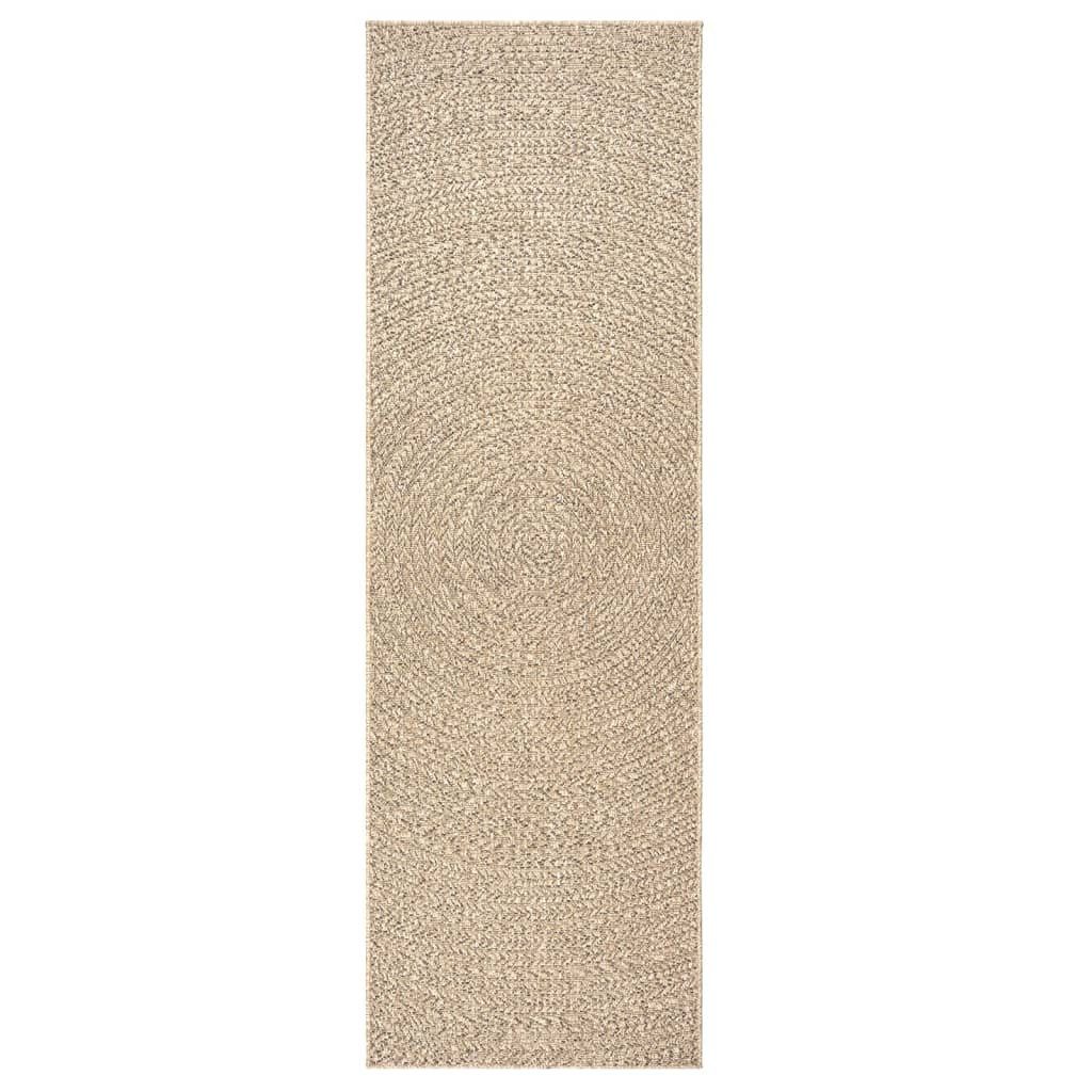vidaXL Teppich Teppich ZIZUR 80x200 cm Jute-Optik Indoor und Outdoor, Recht günstig online kaufen