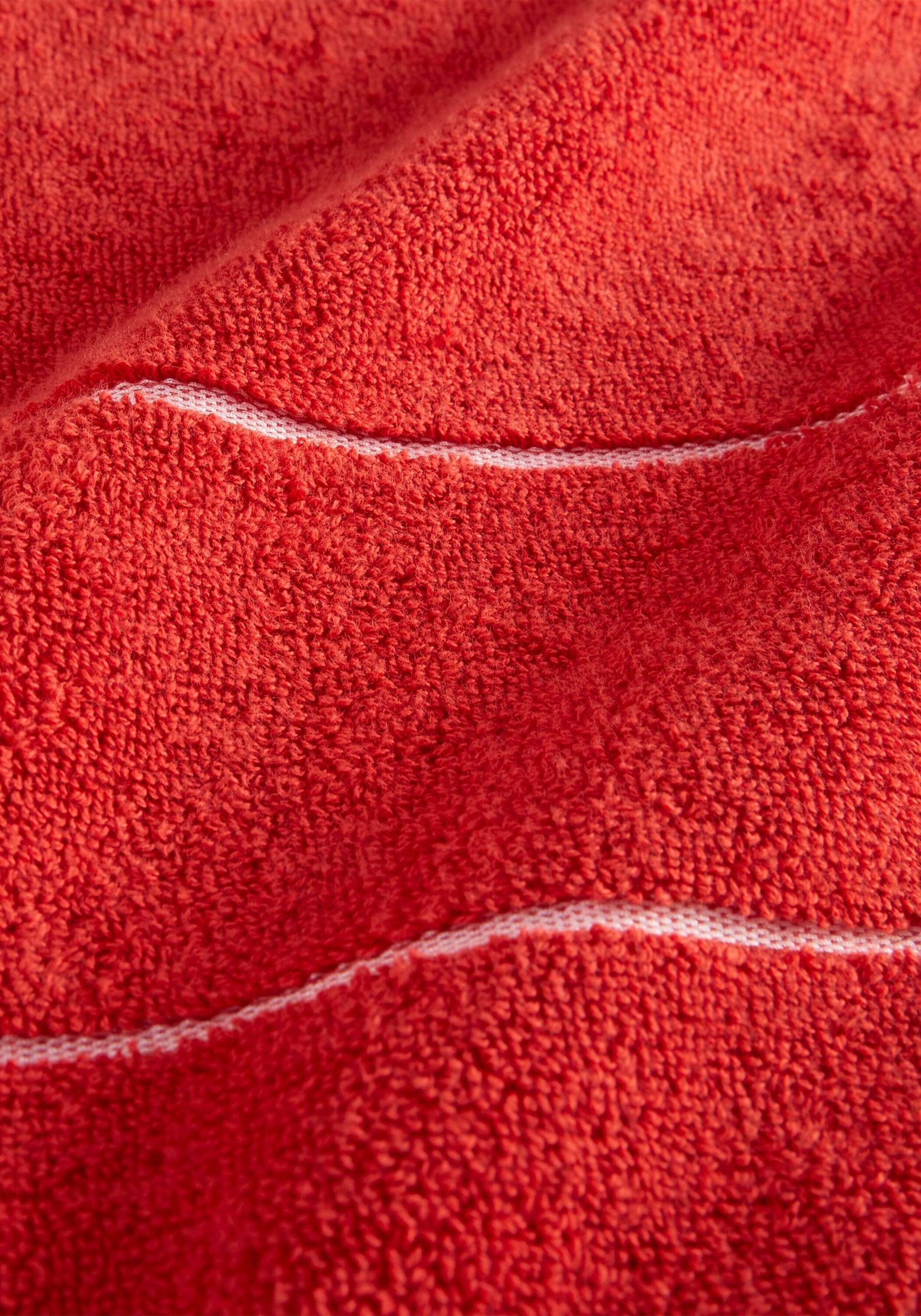 Hugo Boss Handtücher REDN modernem mit (2tlg), Home PLAIN Design
