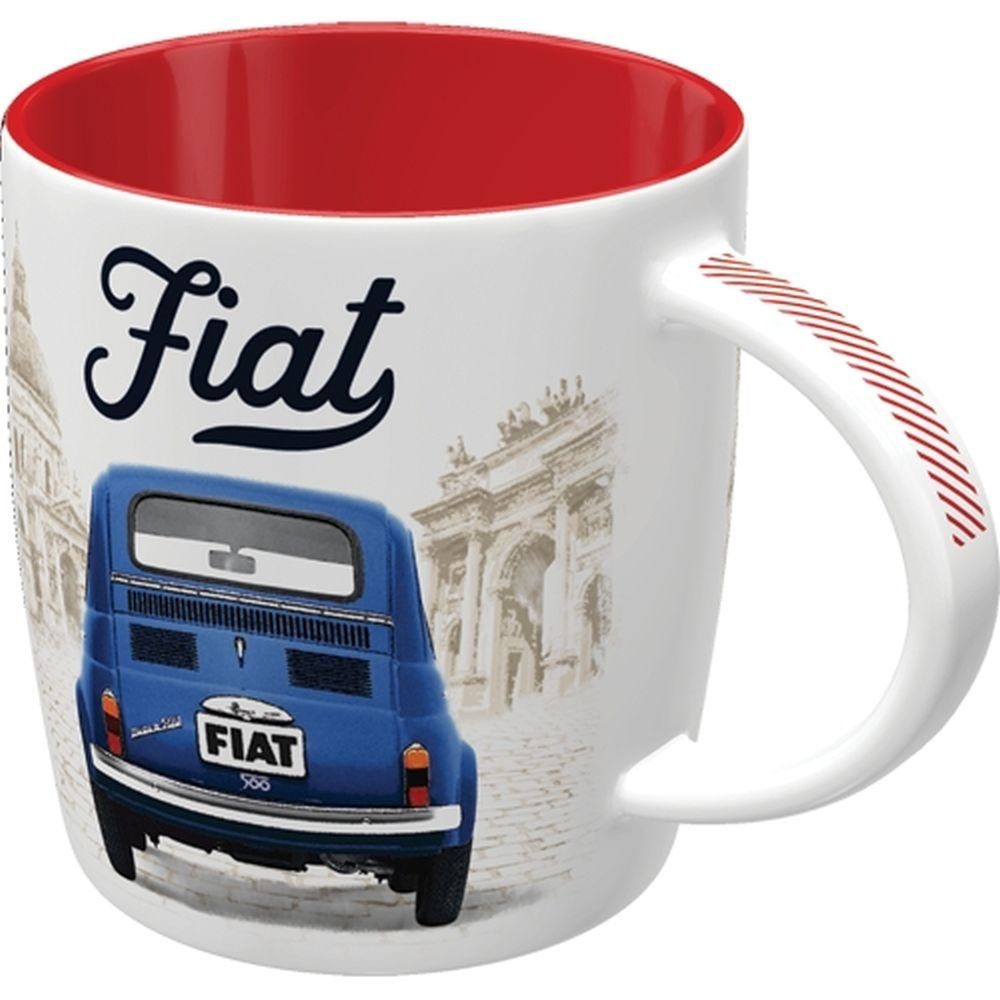 Nostalgic-Art Tasse Kaffeetasse - 500 - Enjoy The Fiat Fiat Times Good