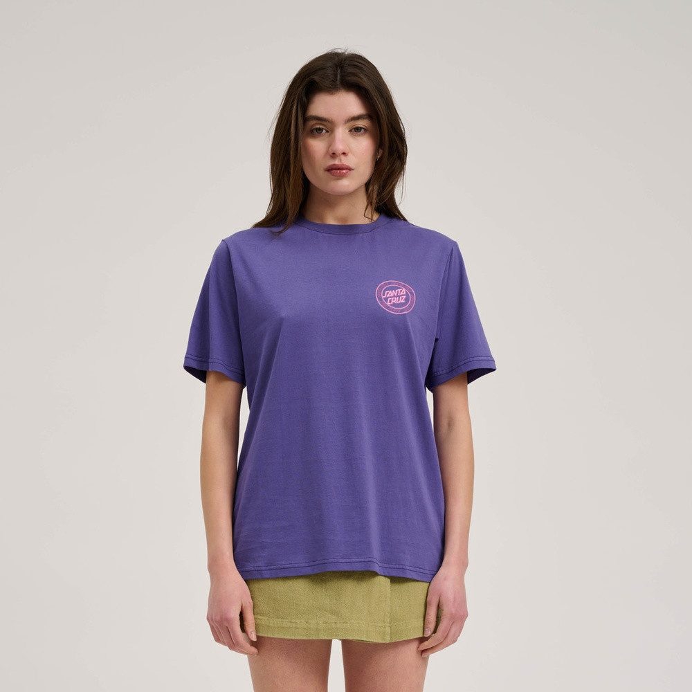 Santa Cruz T-Shirt Check Outline Ringed Dot