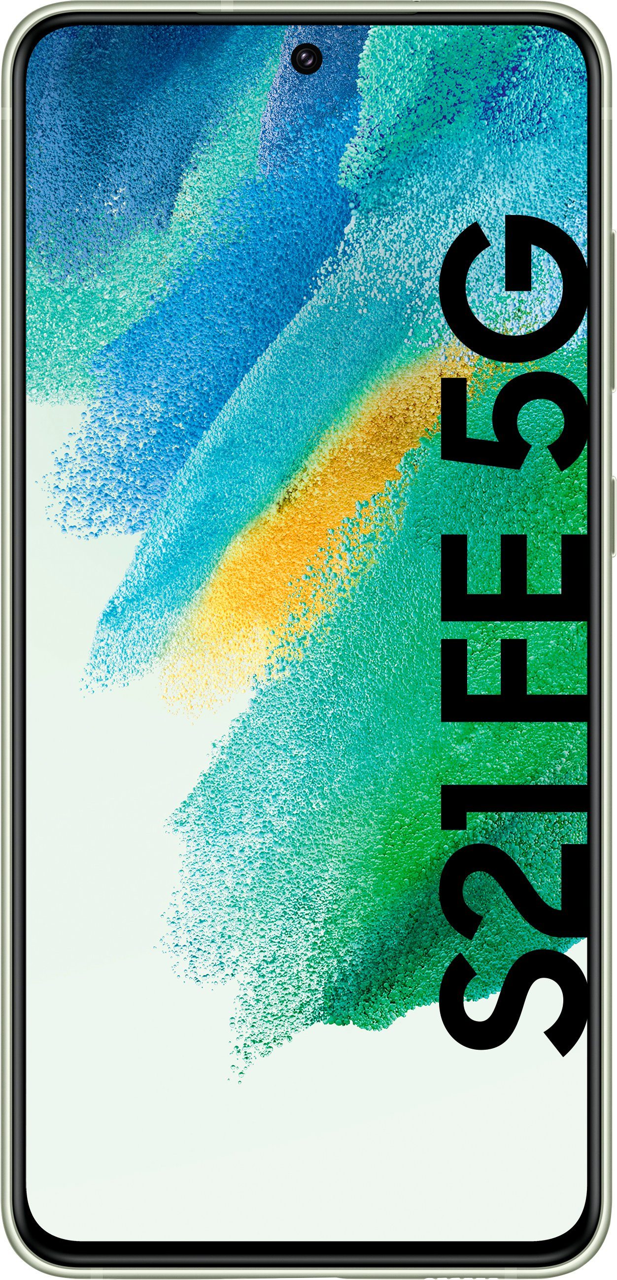 Samsung Galaxy S21 FE 5G Smartphone (16,29 cm/6,4 Zoll, 128 GB Speicherplatz, 12 MP Kamera) Olive