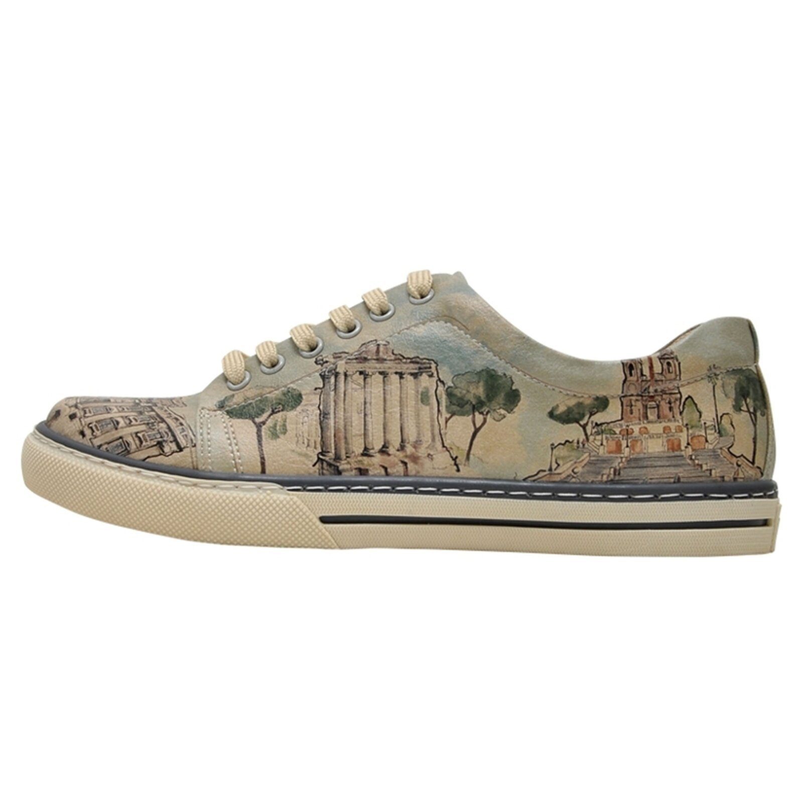 Classic Schnürsneaker All Roads Lead To Rome Damen Sneaker Sneaker