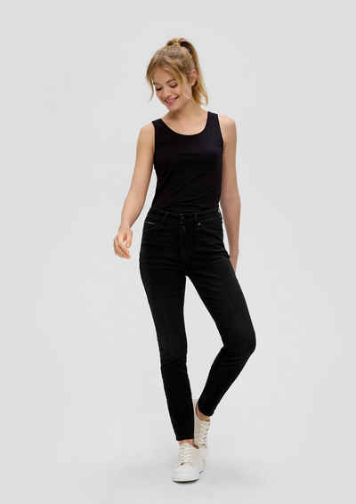 s.Oliver 5-Pocket-Jeans Джинсы Izabell / Skinny fit / High Rise / Skinny Leg Waschung, Kontrastnähte
