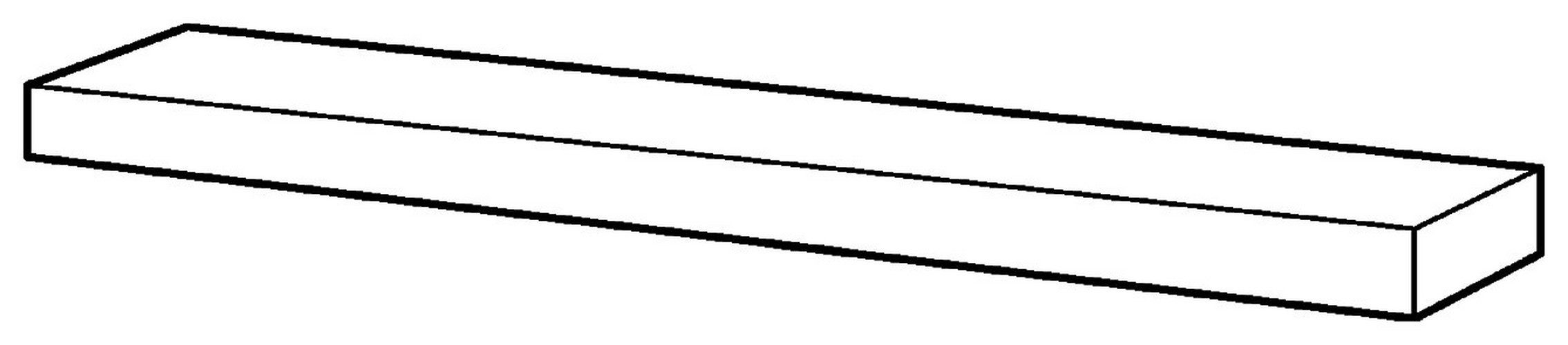 GEBERIT Ablageelement iCon, Ablage 900 mm - Holzstruktur Eiche Natur