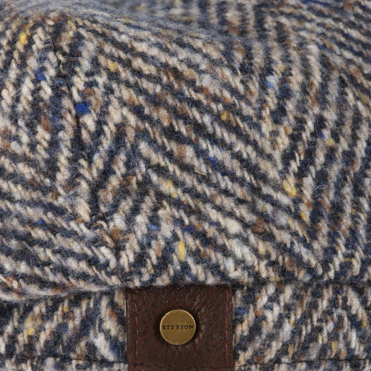 mit in Cap beige EU Flat Made the Schirm, Wollcap Stetson (1-St)