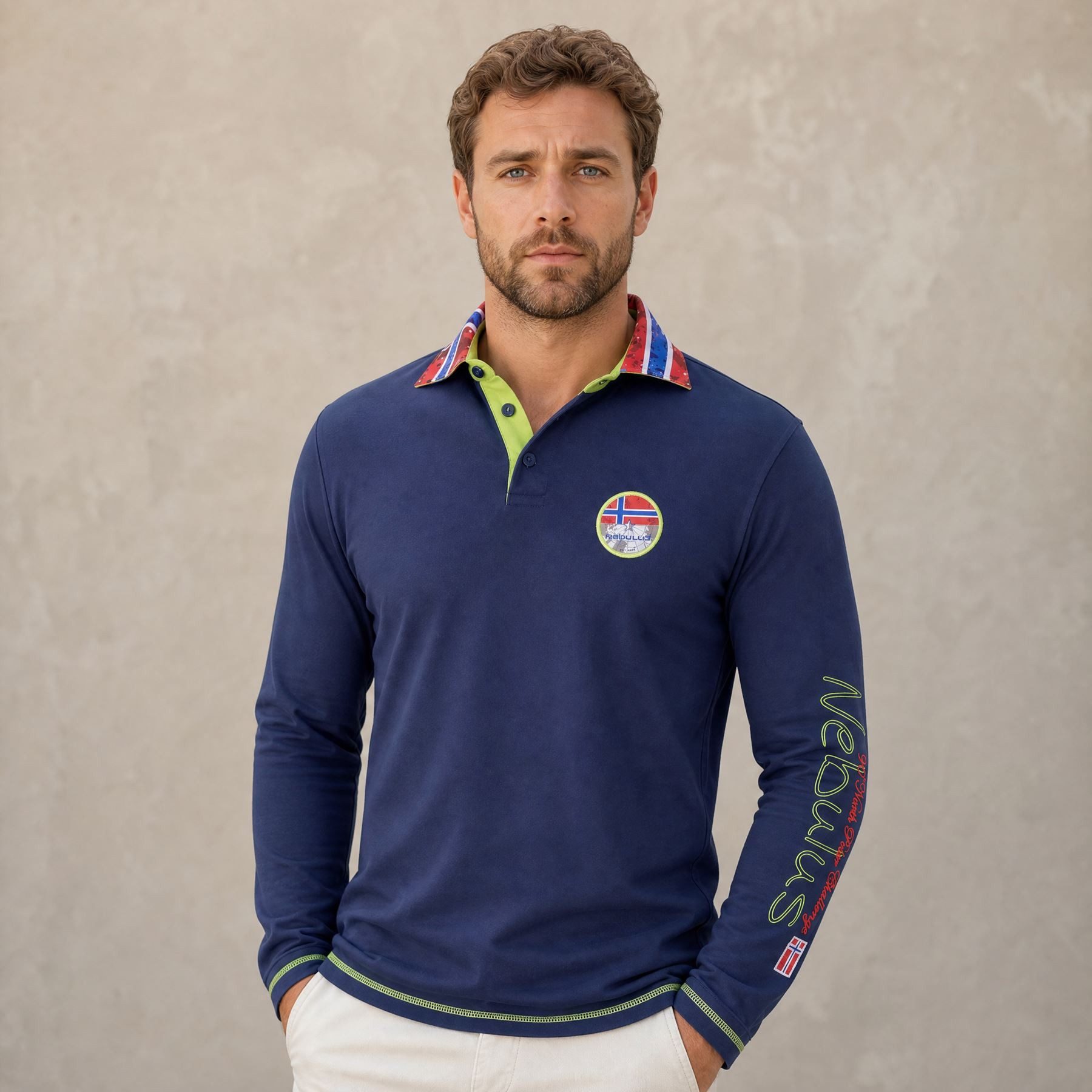 Nebulus Poloshirt SECOND, P6891 - Herren, navy, XXL