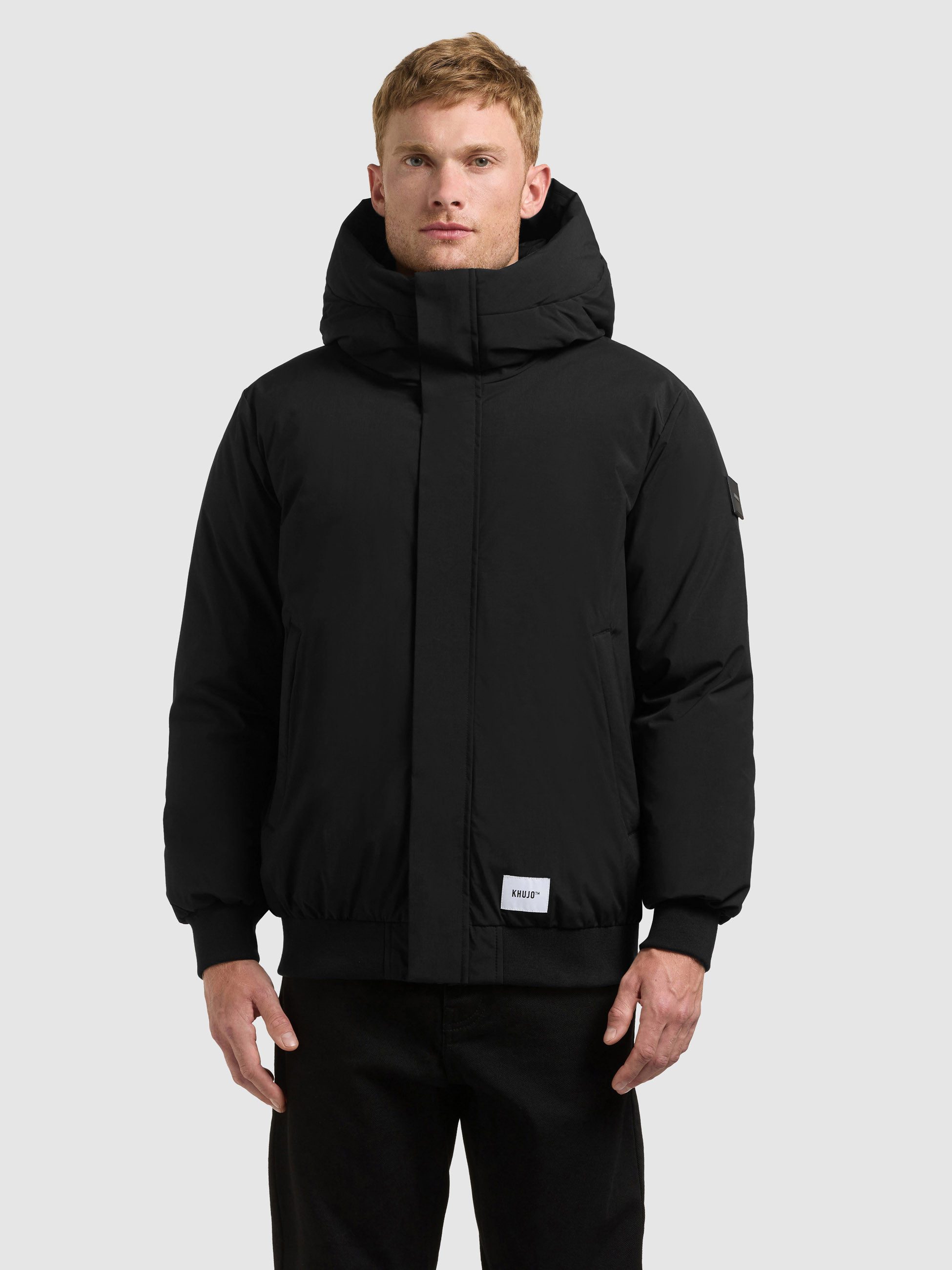khujo Winterjacke BENSON abnehmbare Rucksackträger in der Innenseite