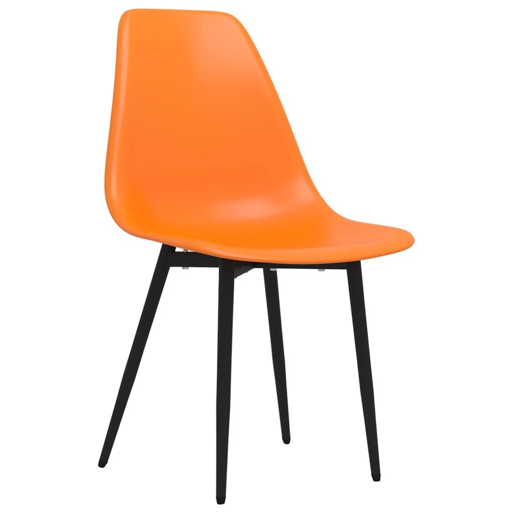 vidaXL Esszimmerstuhl Esszimmerstühle 2 Stk. Orange günstig online kaufen