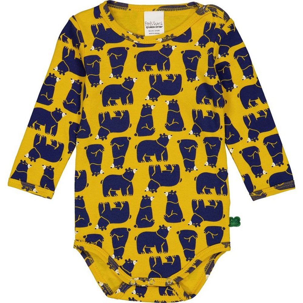 Fred's World by GREEN COTTON Body & Hose Body & Hose Bär (2-tlg) Bio-Baumwolle