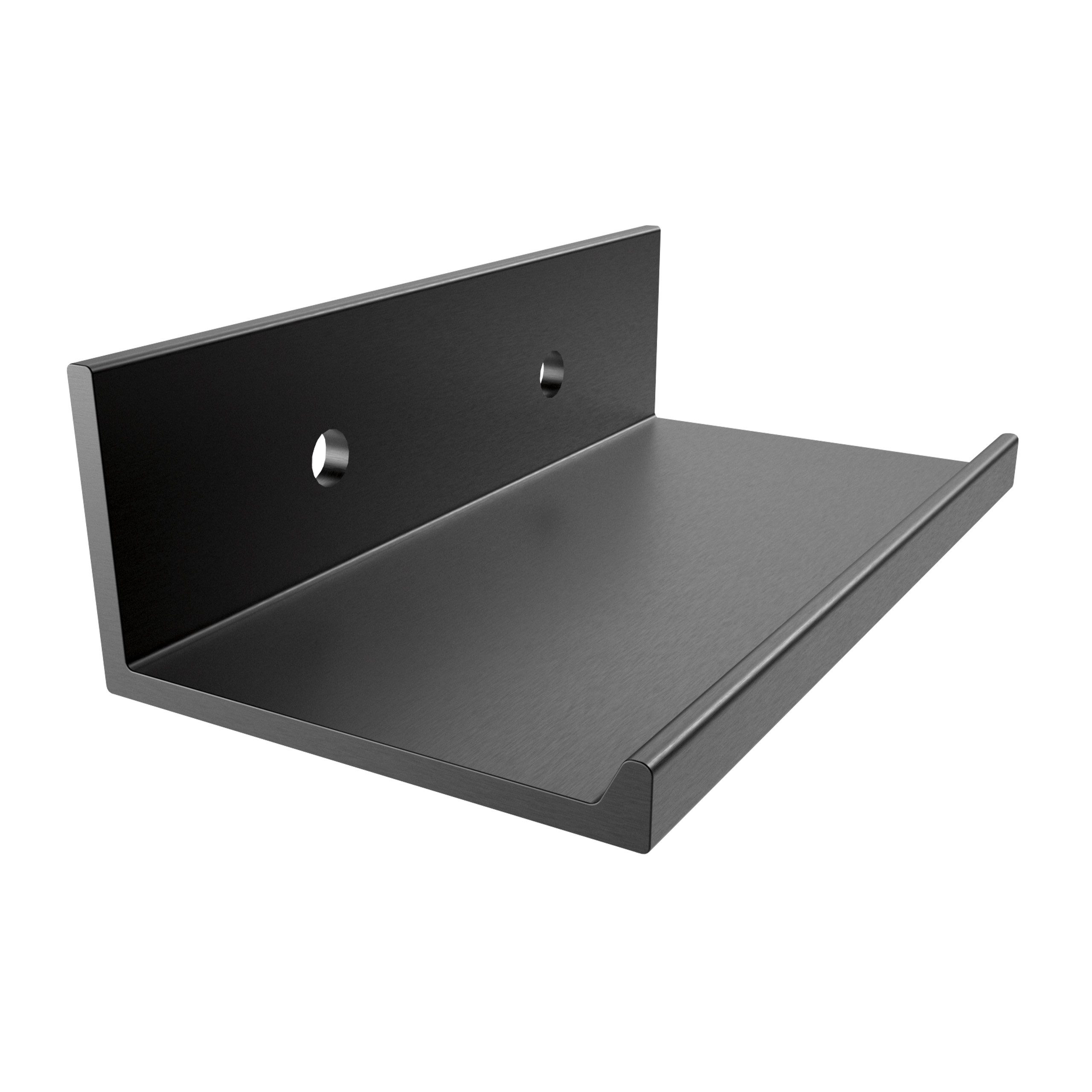 SO-TECH® Möbelgriff SEARL, Aluminium, schwarz oder Edelstahloptik (1-St), 70 mm, schwarz eloxiert gebürstet