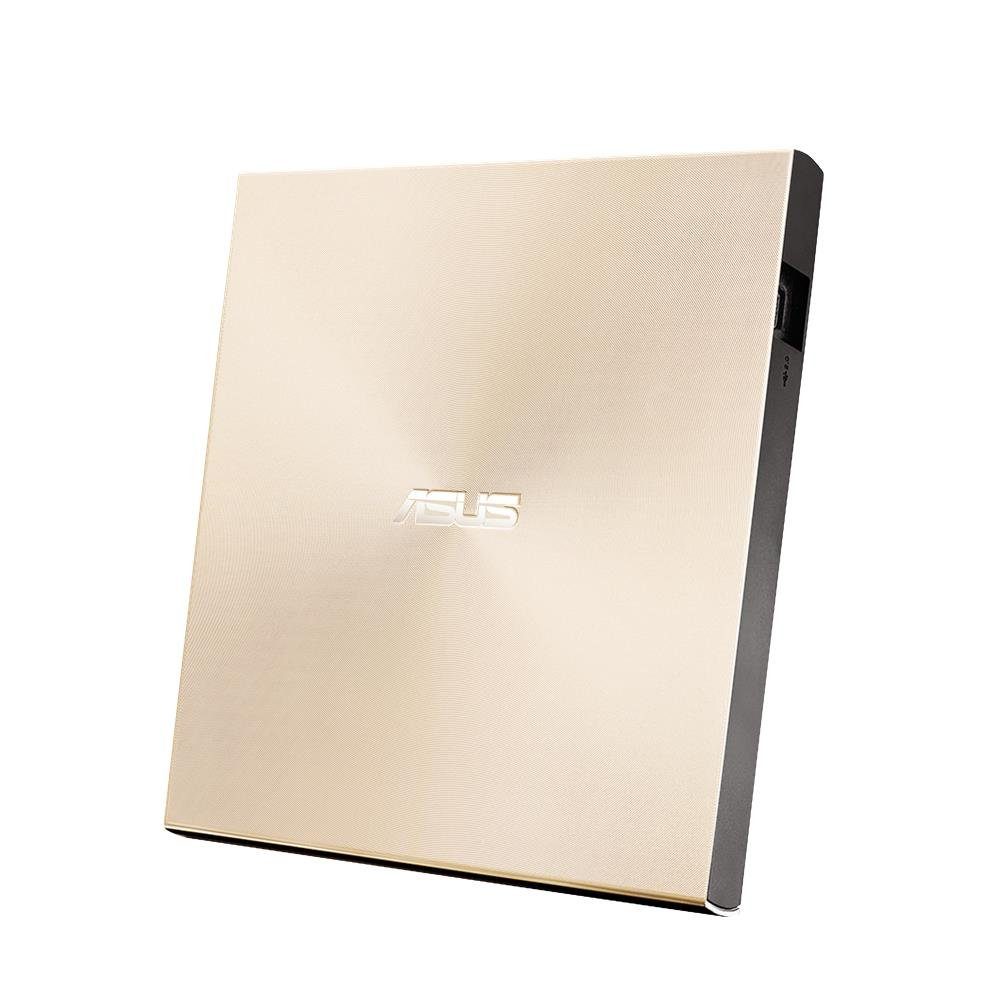 Asus ZenDrive U9M DVD-Brenner (USB 2.0, BD 6x/DVD 8x/CD 24x, USB-C externer Ultra SLIM gold)