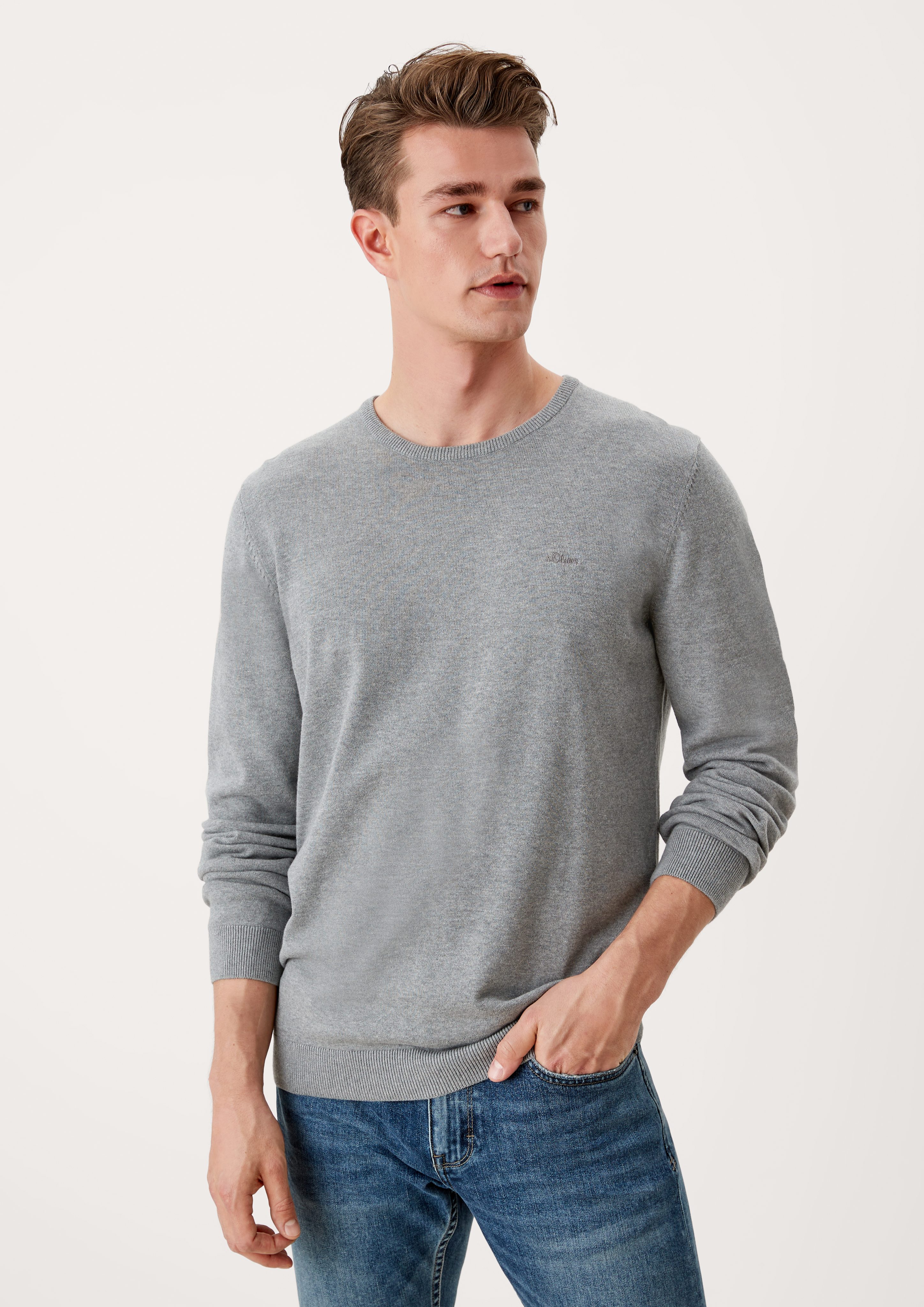 Strickpullover Pullover aus Feinstrick