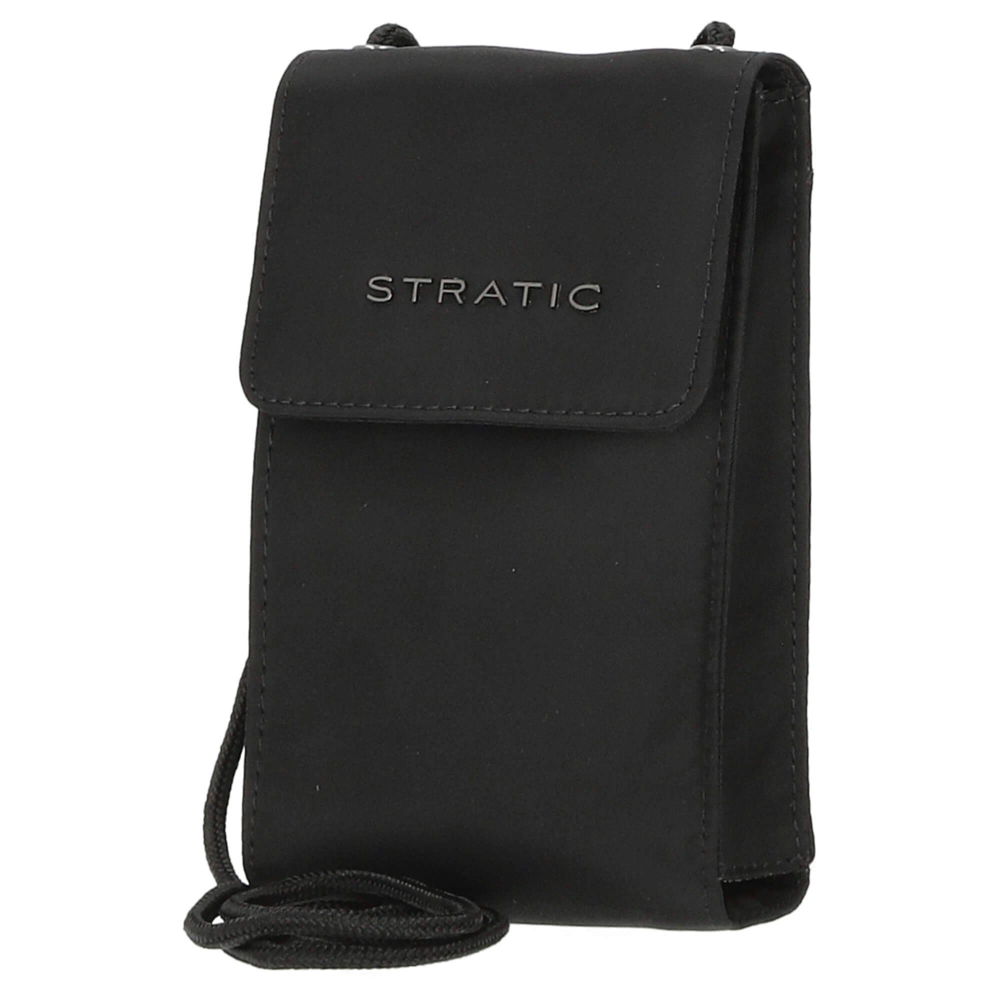 Stratic Umhängetasche - Bag Messenger (1-tlg) Pure black Umhängetasche XS