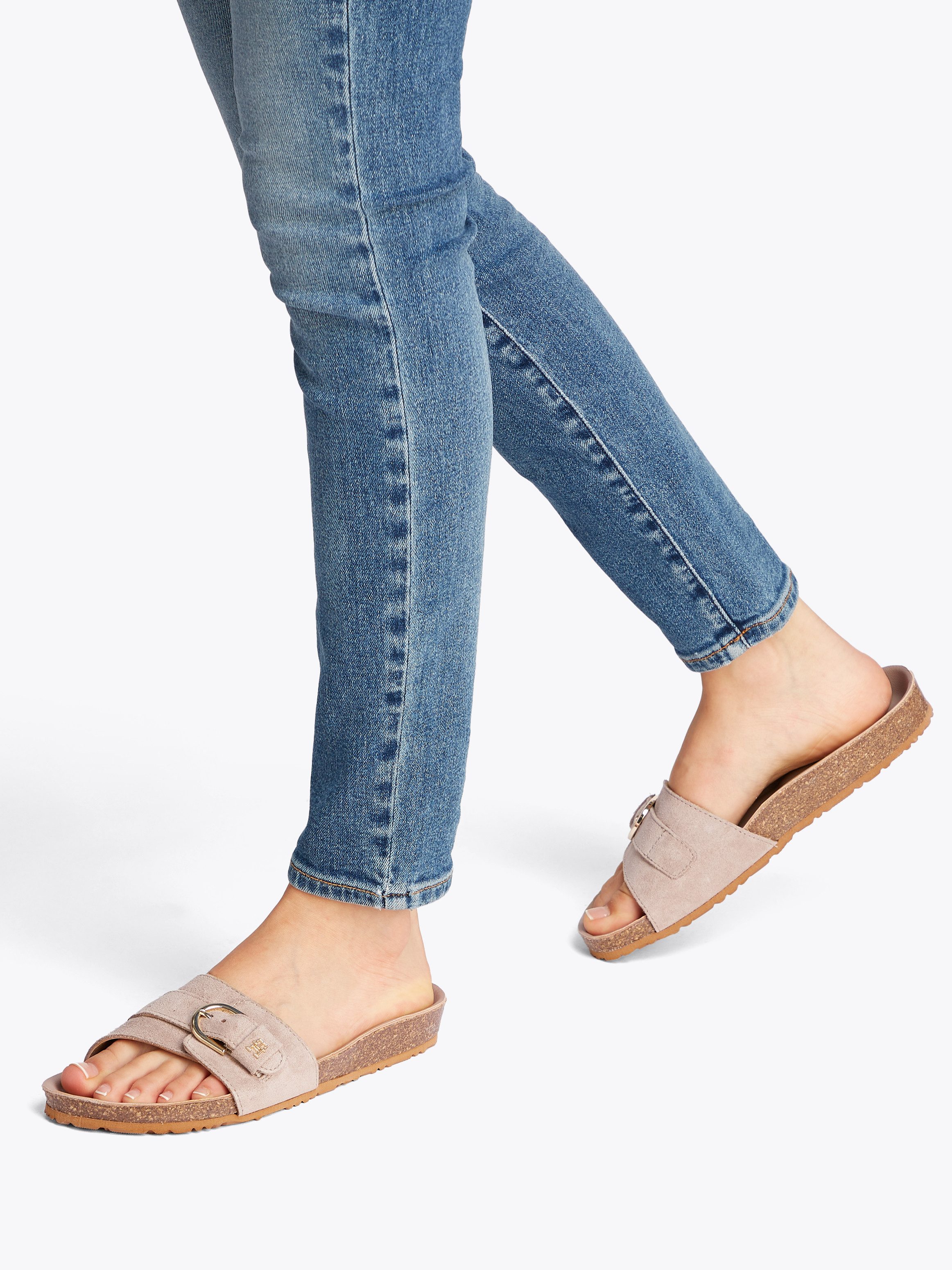 Tommy Hilfiger SOFT SUEDE ADJUSTABLE MULE günstig online kaufen