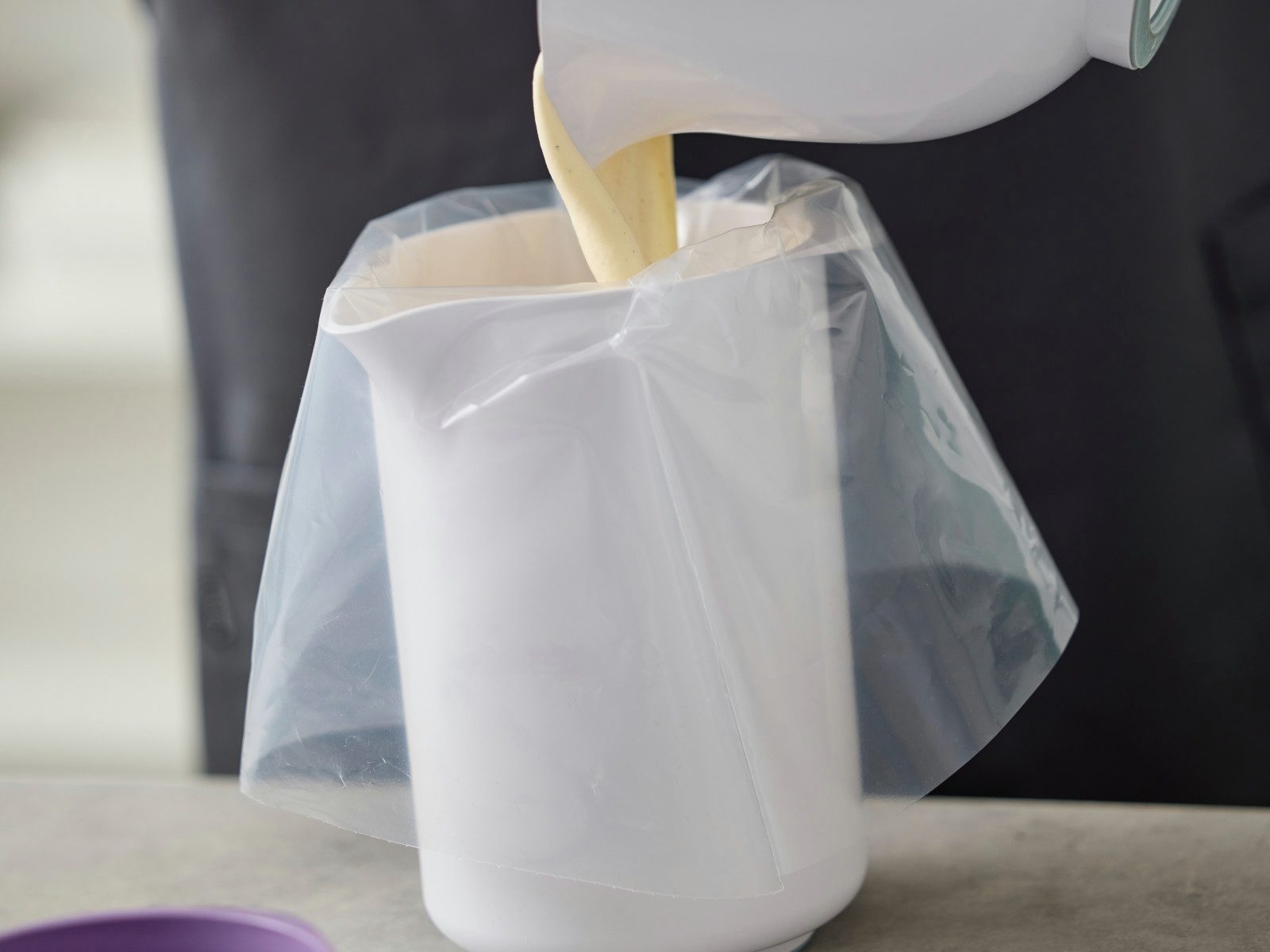 ROSTI Messbecher Rührbecher Classic weiss 1,25l, Kunststoff