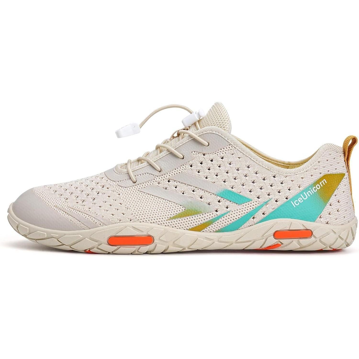 LuxusKollektion Strandschuhe Badeschuhe Damen Herren 40 EU Beige Orange Wasserschuh