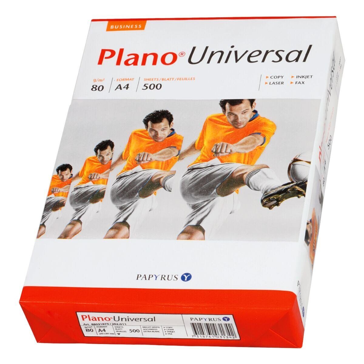 g/m², PLANO Universal, A4, CIE, 146 500 DIN Druckerpapier 80 Blatt Format