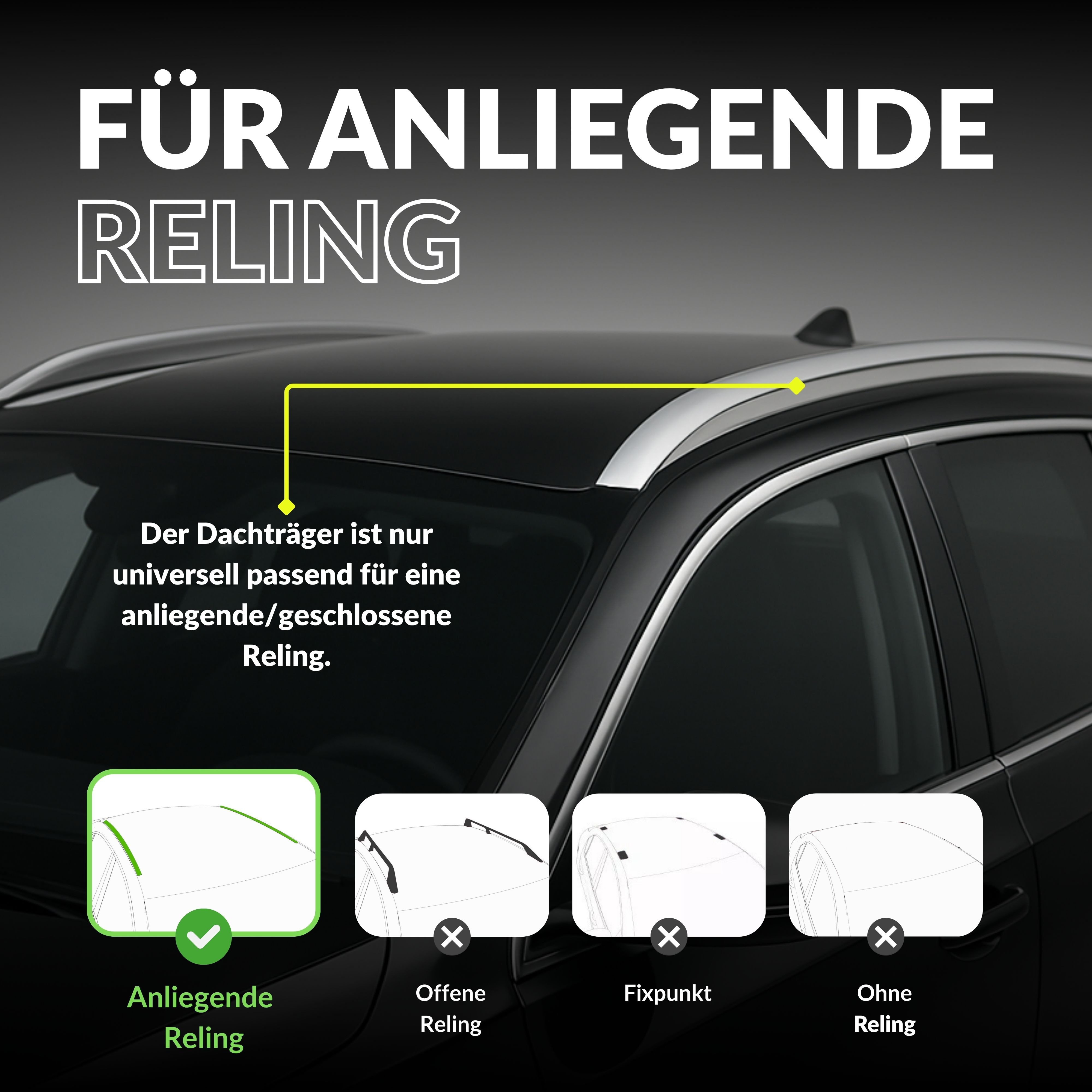 OWEN Dachträger 3.0 Pro für geschlossene Reling