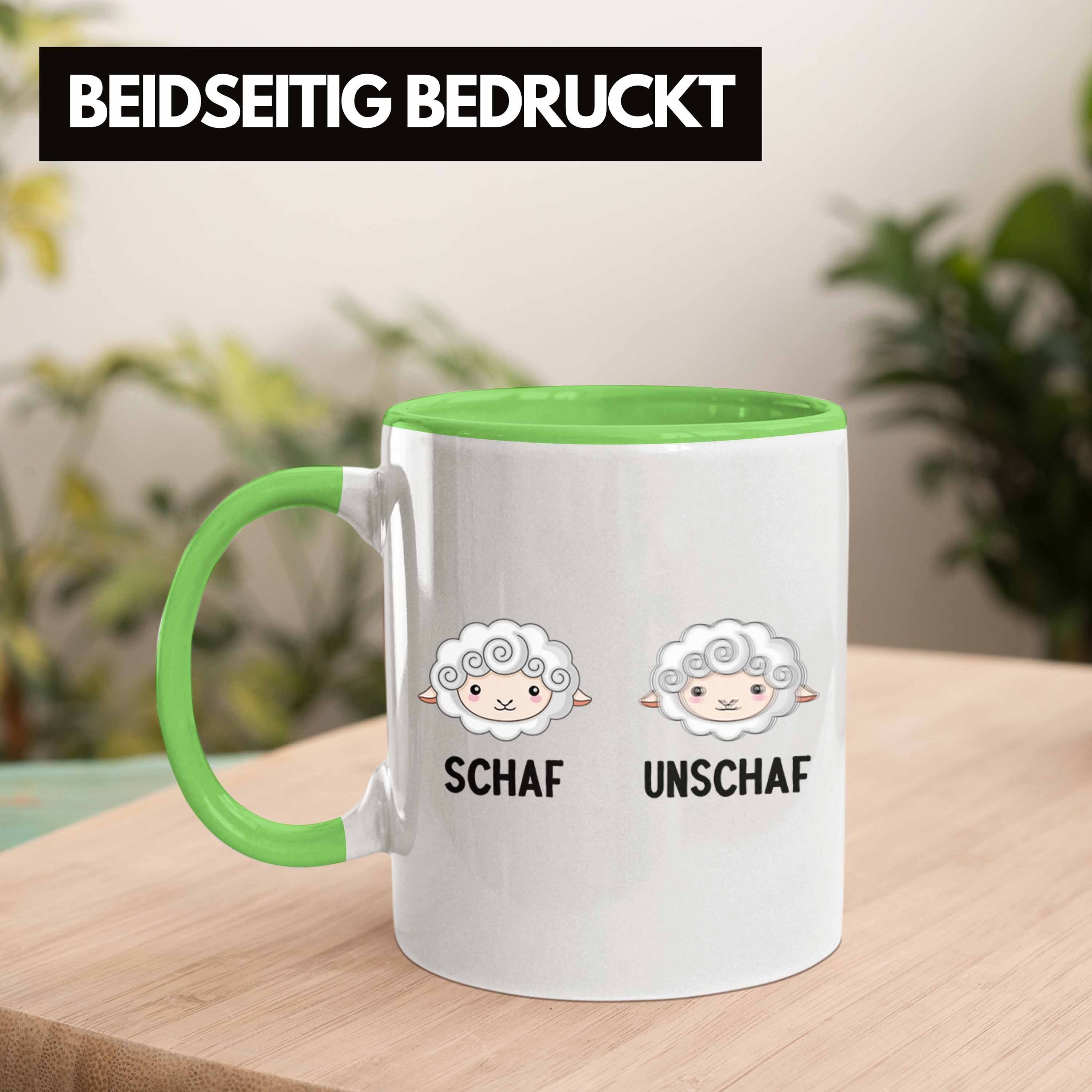 Trendation Tasse Trendation - Fotografie Tasse Lustiger Geschenk Geschenkideen Grün Spruch Kaffeetasse Unschaf Fotografieren Schaf Fotograf