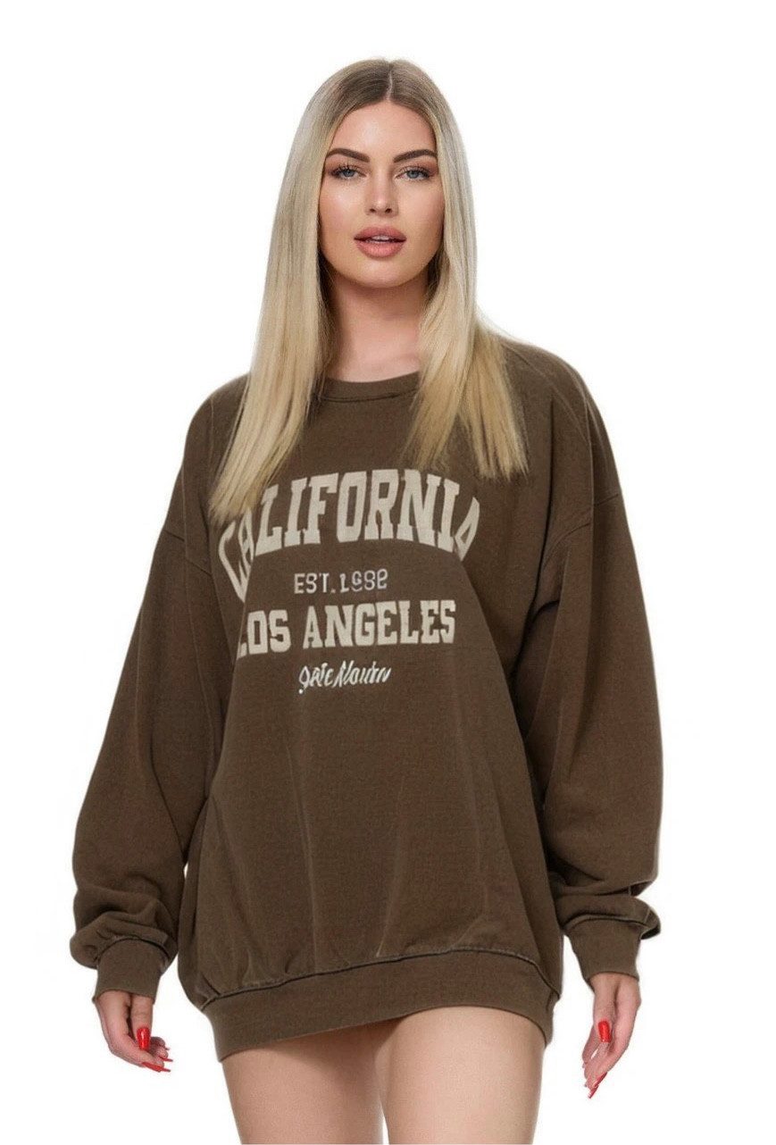 Worldclassca Longsweatshirt Worldclassca Oversized Sweatshirt CALIFORNIA günstig online kaufen