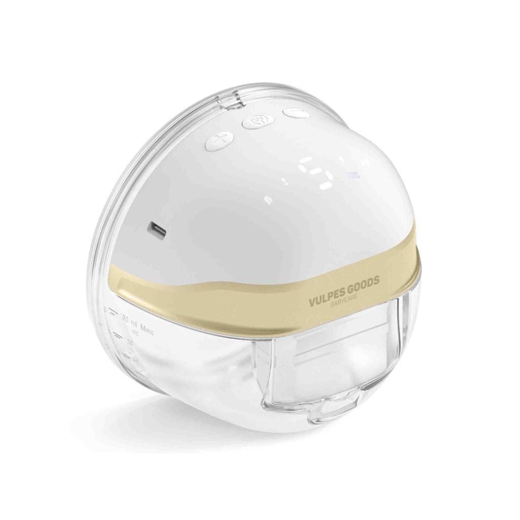 Vulpes Goods Elektrische Milchpumpe BabyCare PRO, handsfree, 4 Modi, LED-Display