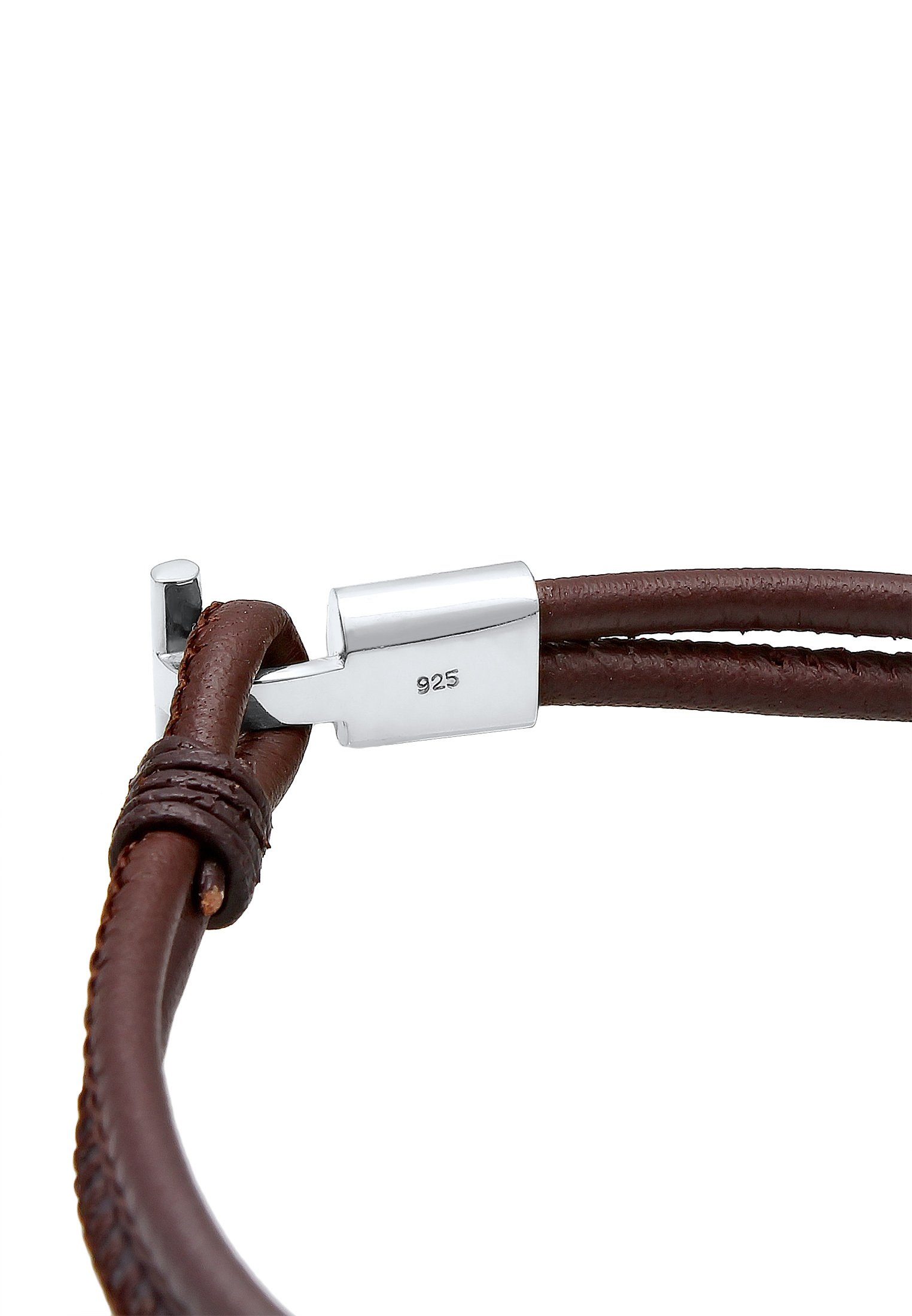 Kuzzoi Lederarmband Echtleder Knoten Haken T-Bone günstig online kaufen