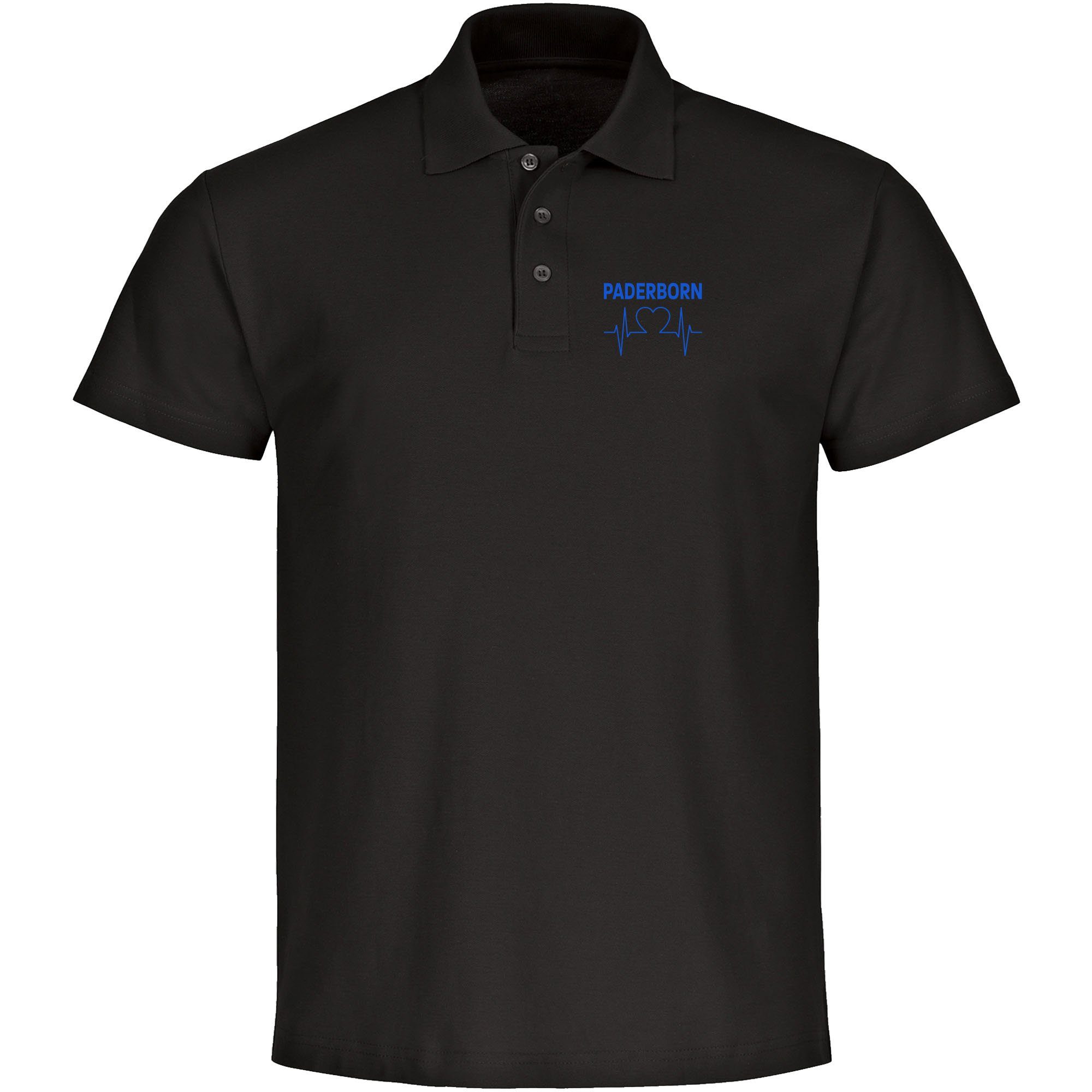 multifanshop Poloshirt Paderborn - Herzschlag - Polo