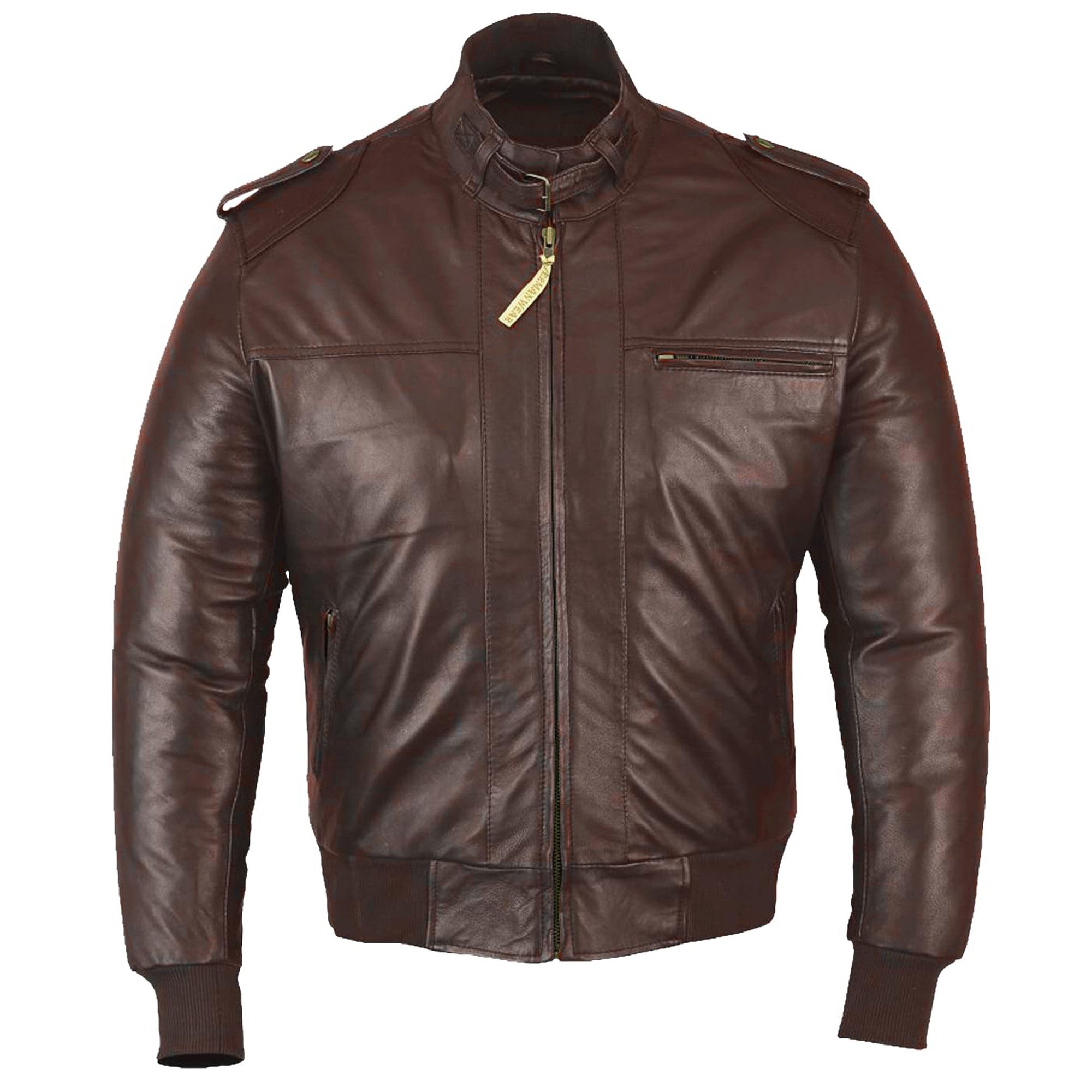 German Wear Lederjacke Trend 522J Braun günstig online kaufen