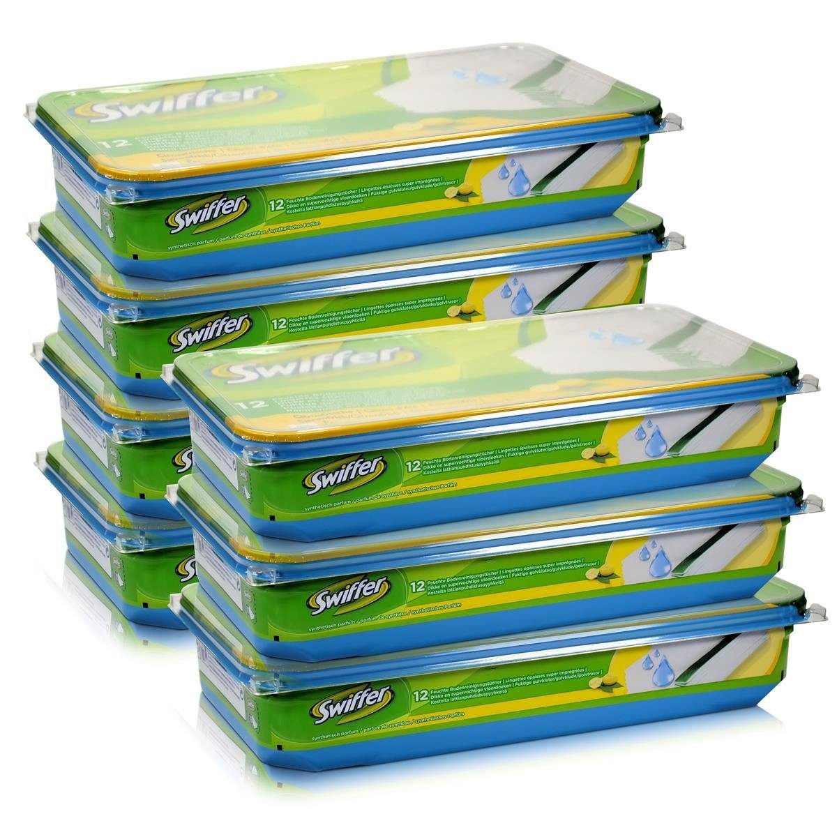 Swiffer 7x Swiffer Wet Wischtuecher 12er Fussbodenreiniger