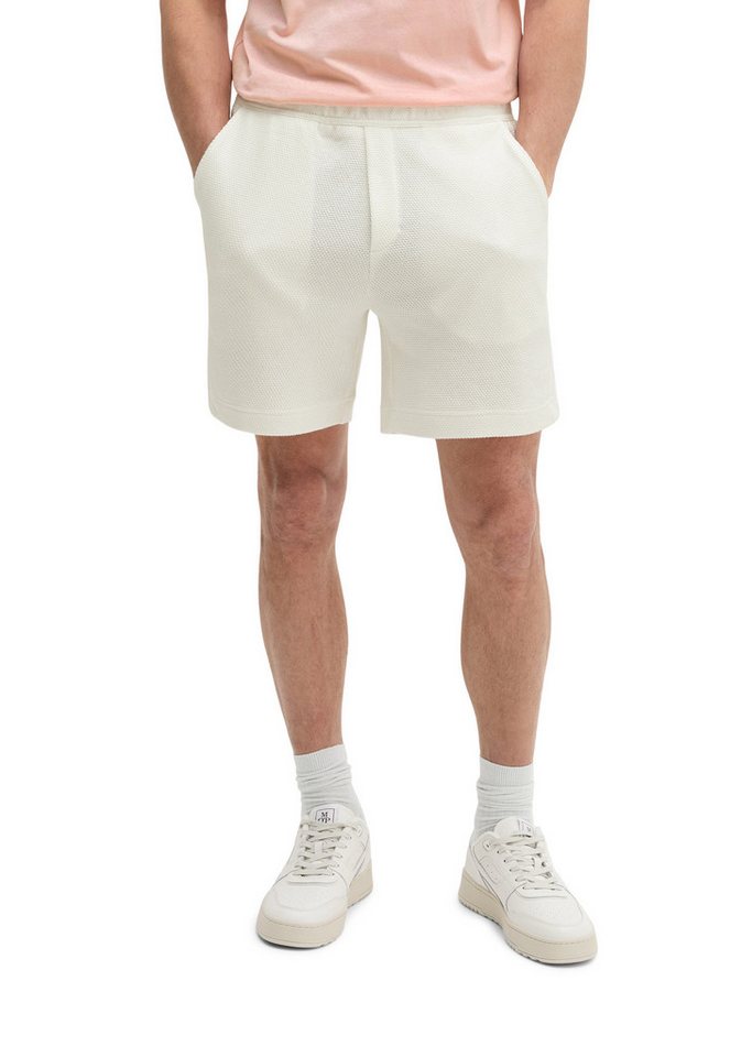 Marc O'Polo Shorts mit feiner Waffel-Struktur