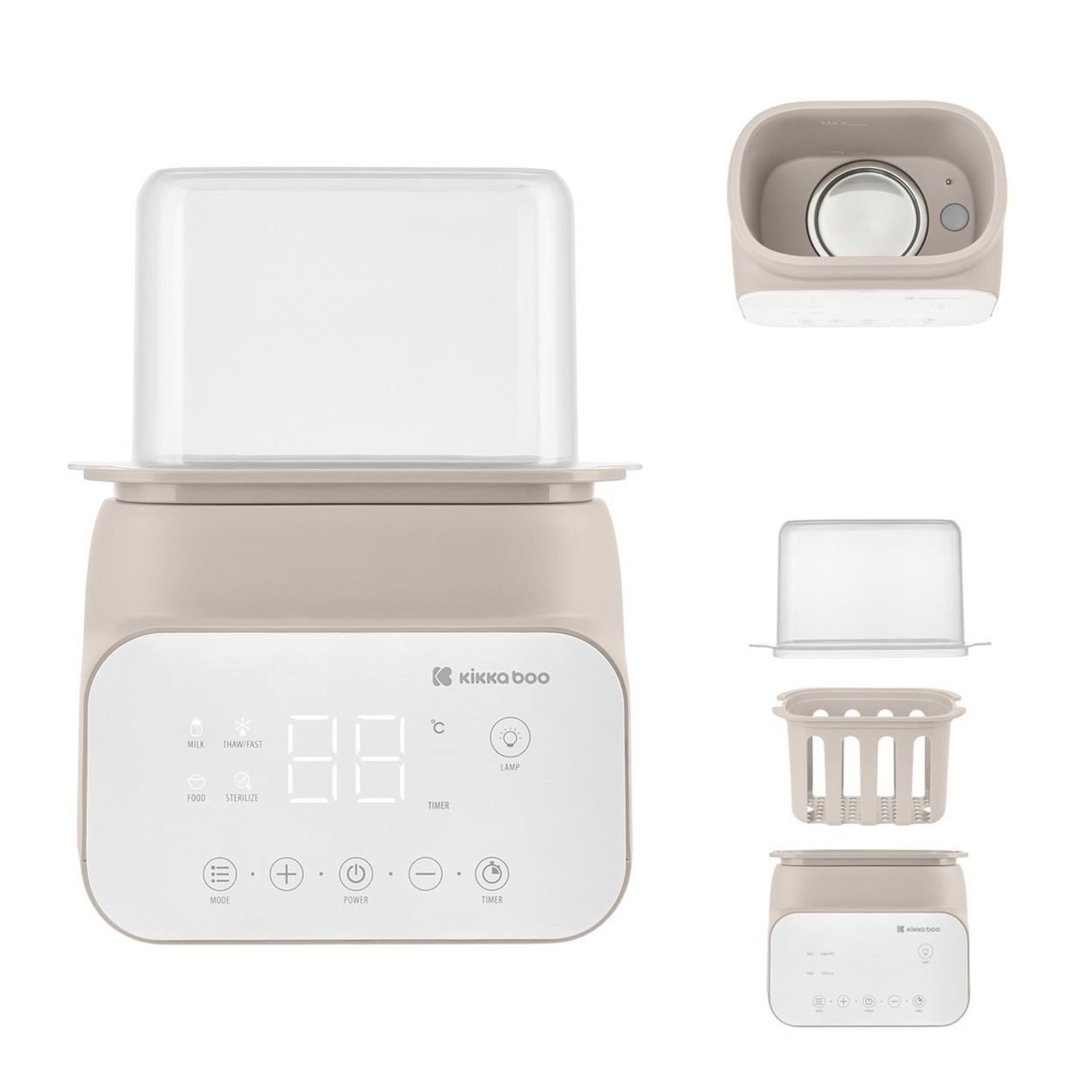 Kikkaboo Babyflaschenwärmer Handy 4 in 1