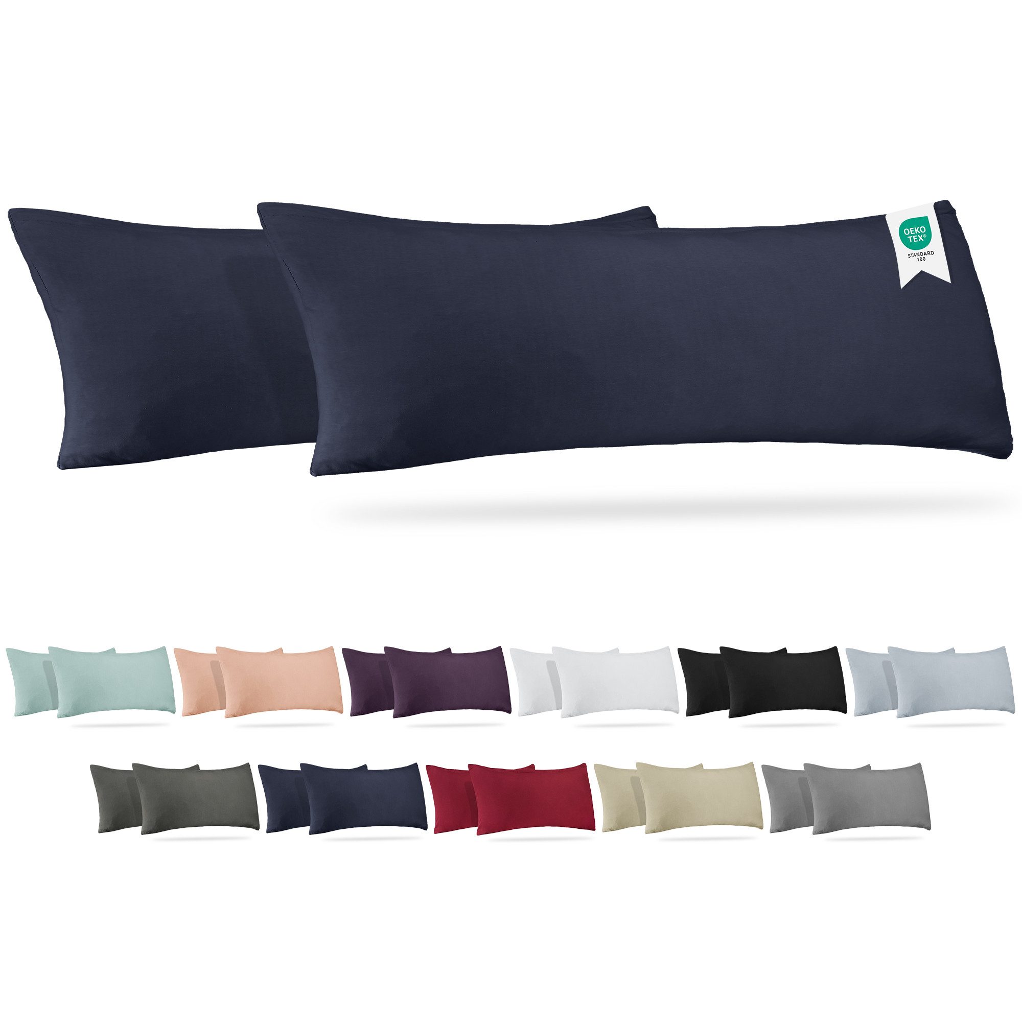 BARBONS Kissenbezug 100% Baumwolle Kissenbezug, weiche Kopfkissenbezug, Kis günstig online kaufen