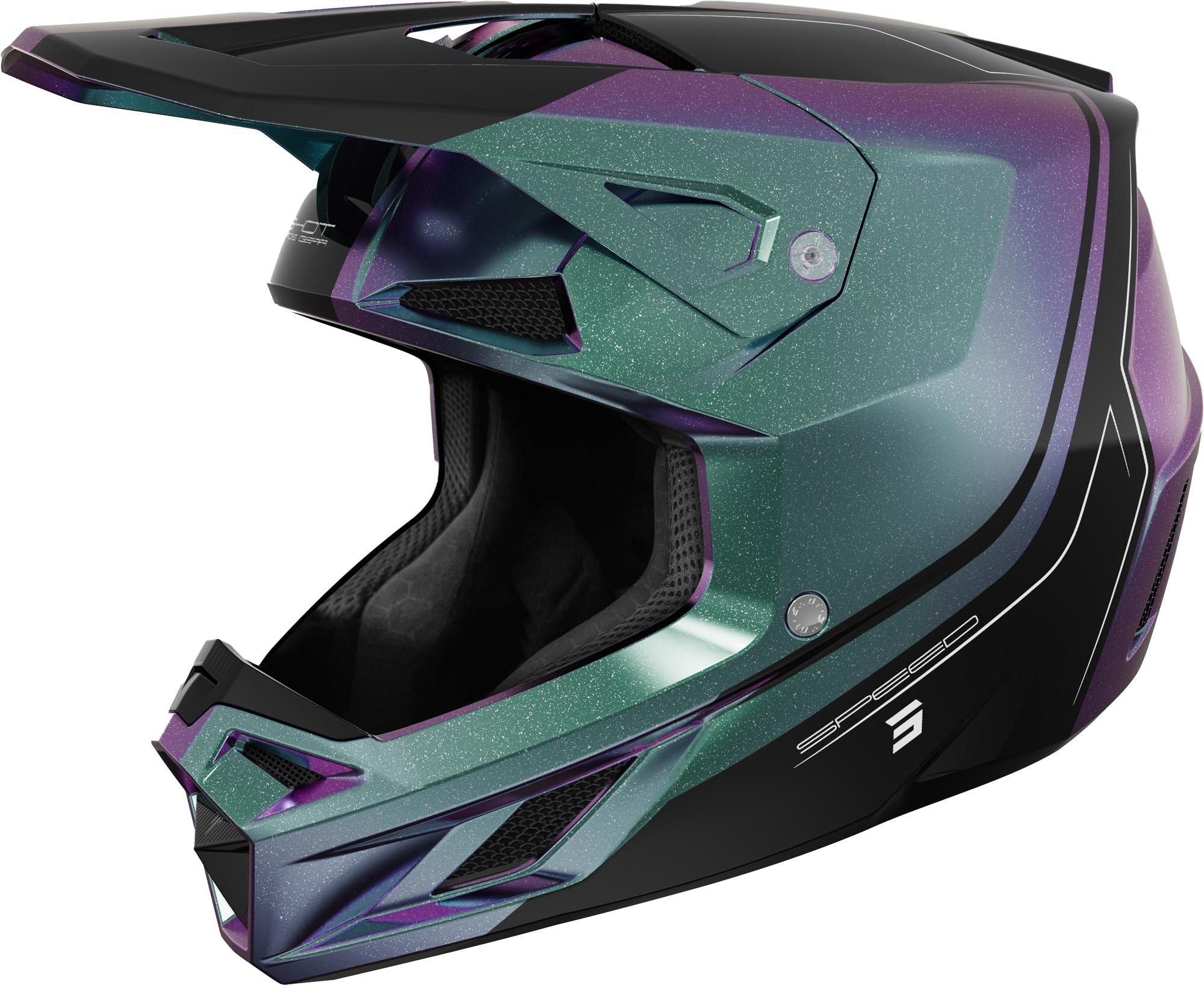 Shot Motocrosshelm Speed Fury Motocross Helm, Atmungsaktiv